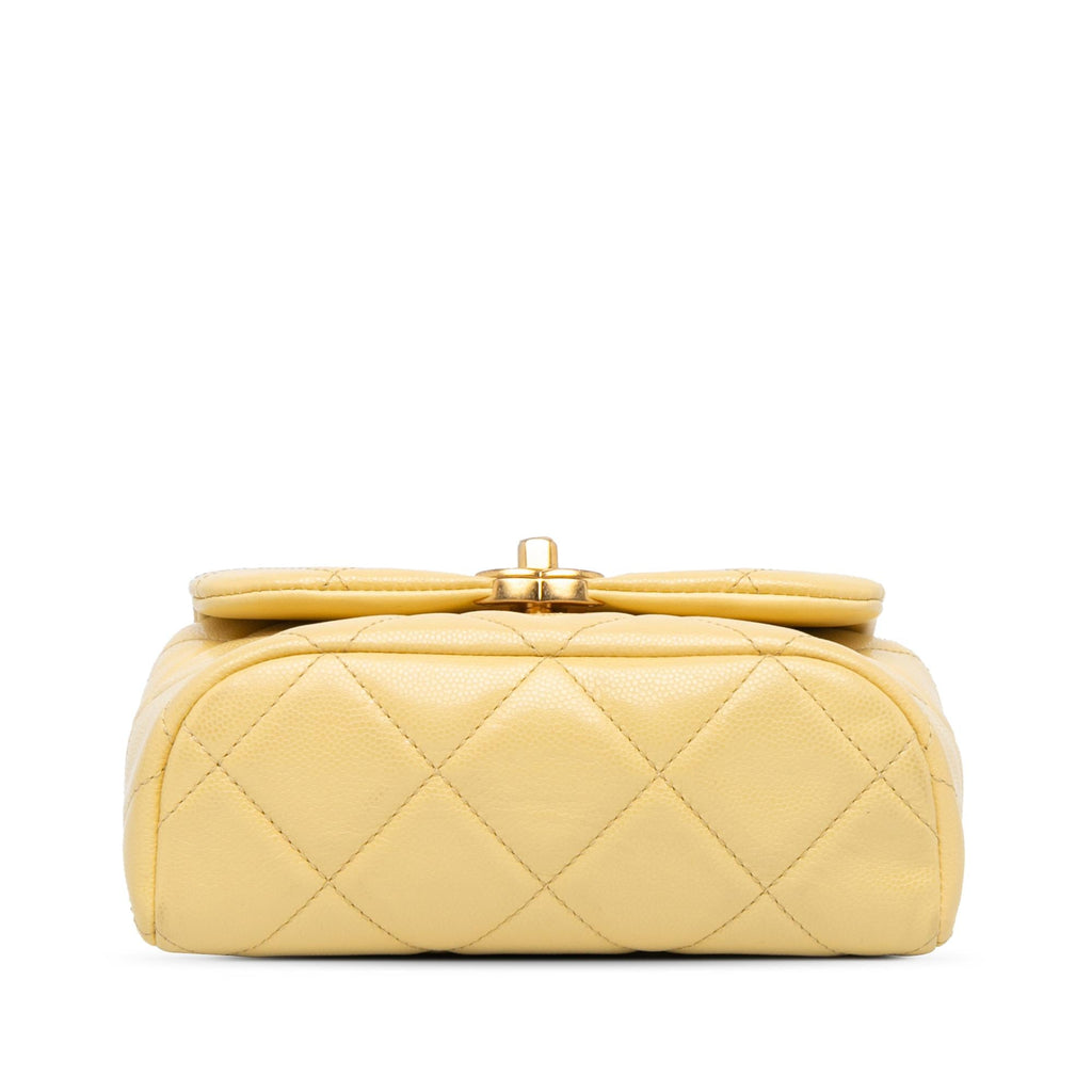 Chanel Mini CC Quilted Caviar Flap (SHG-ROmbk9)
