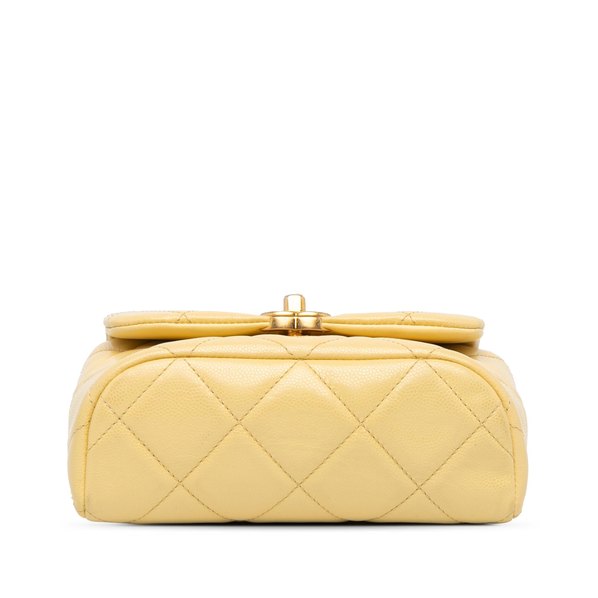 Chanel Mini CC Quilted Caviar Flap (SHG-ROmbk9)