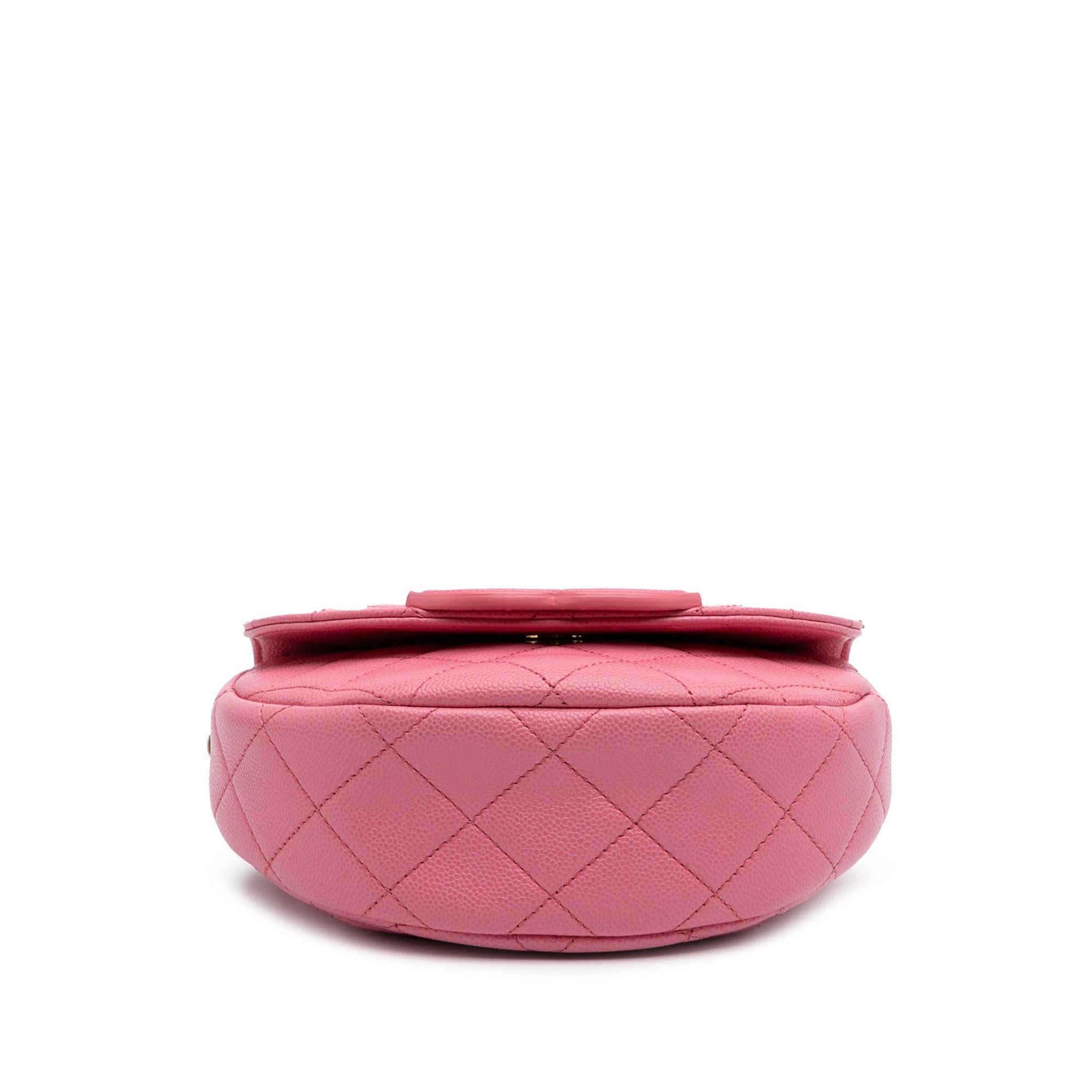 Chanel Mini CC Quilted Caviar Messenger Flap