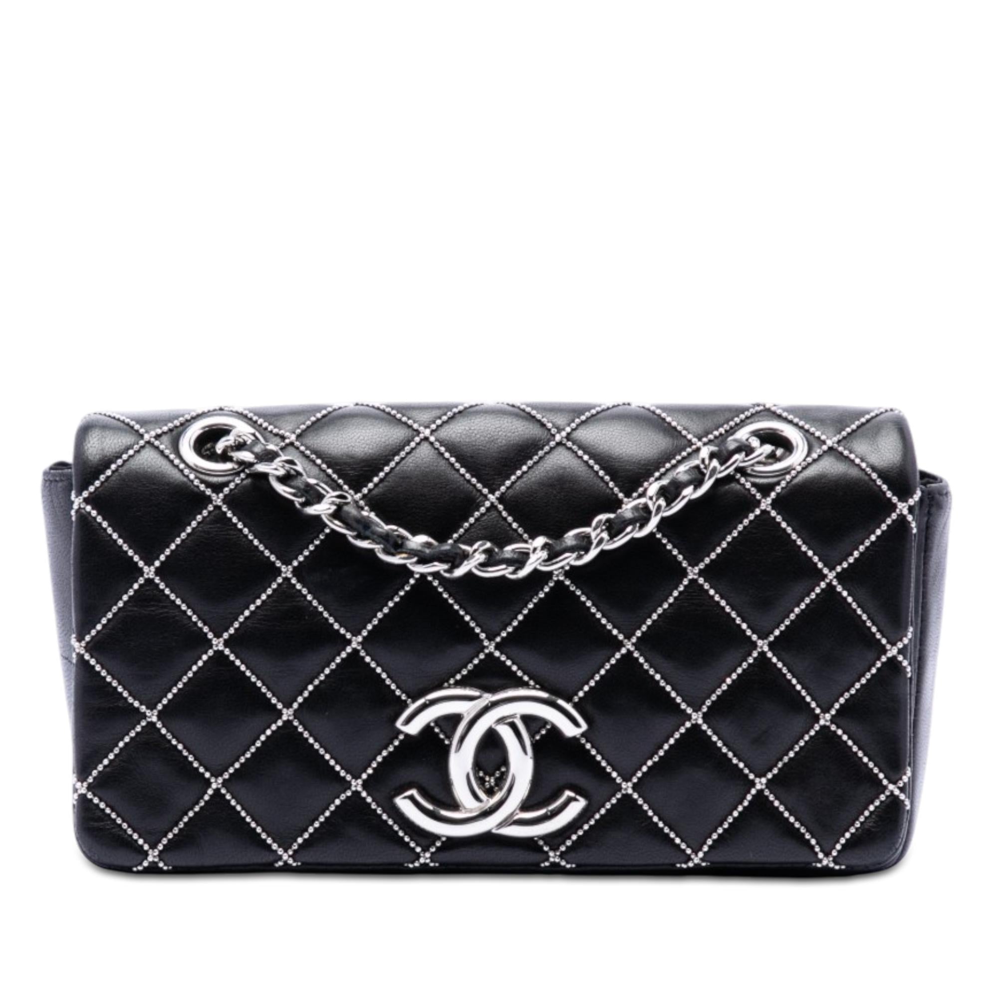 Chanel Mini CC Quilted Lambskin Beaded Full Flap