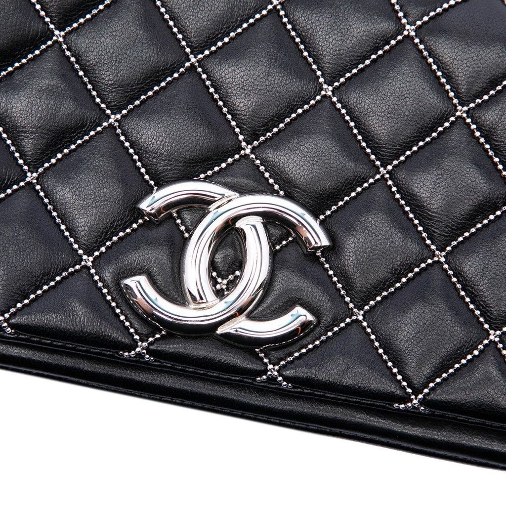 Chanel Mini CC Quilted Lambskin Beaded Full Flap
