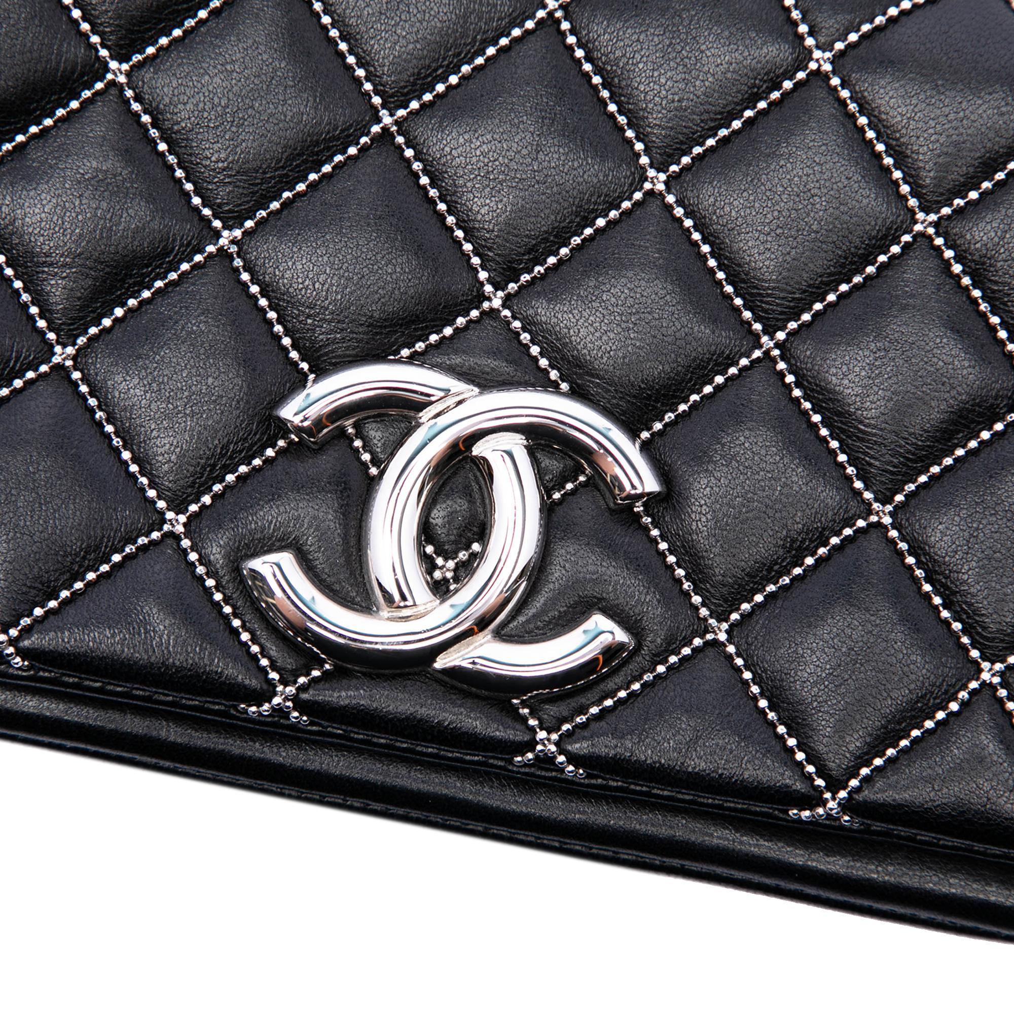 Chanel Mini CC Quilted Lambskin Beaded Full Flap