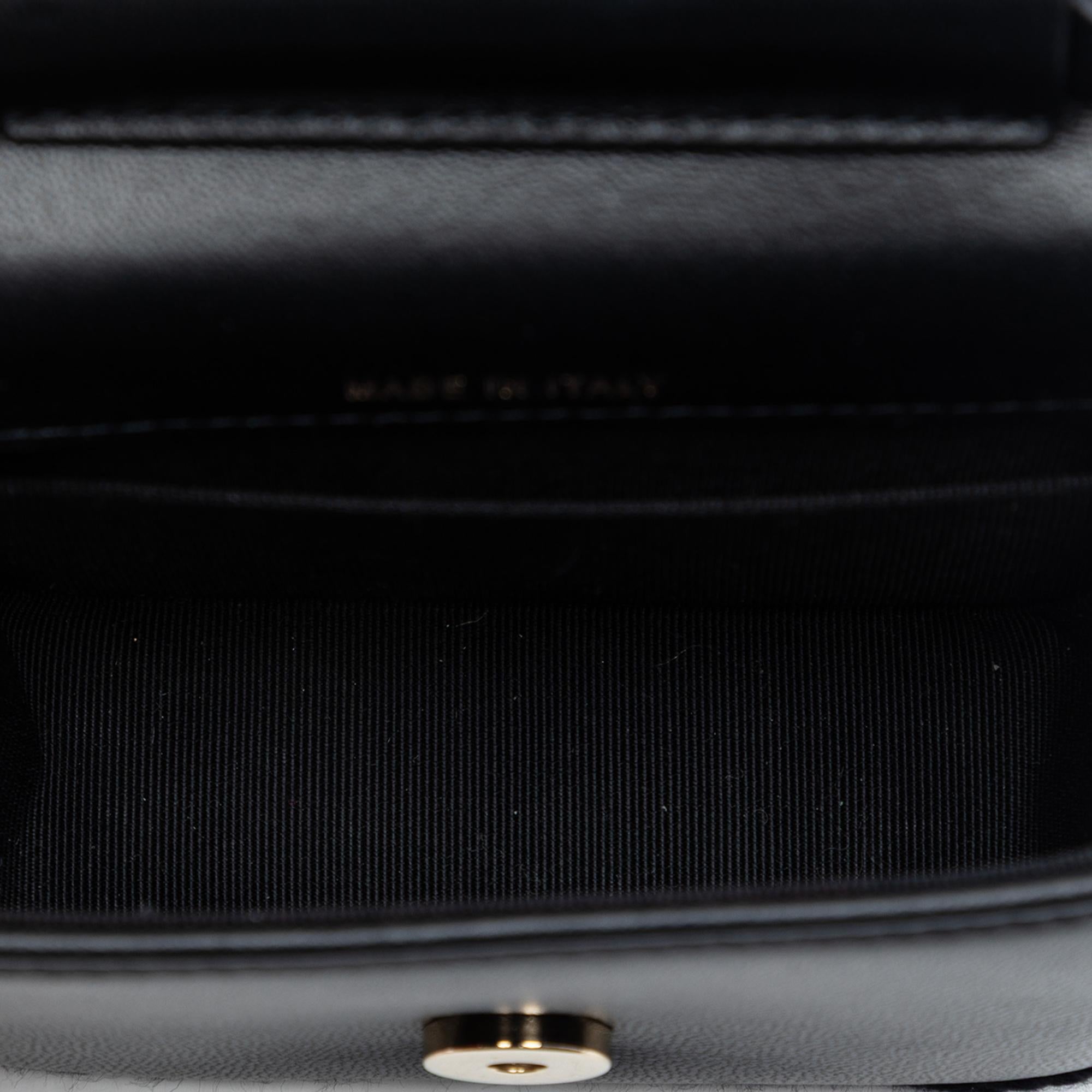 Chanel Mini CC Quilted Lambskin Crochet Flap