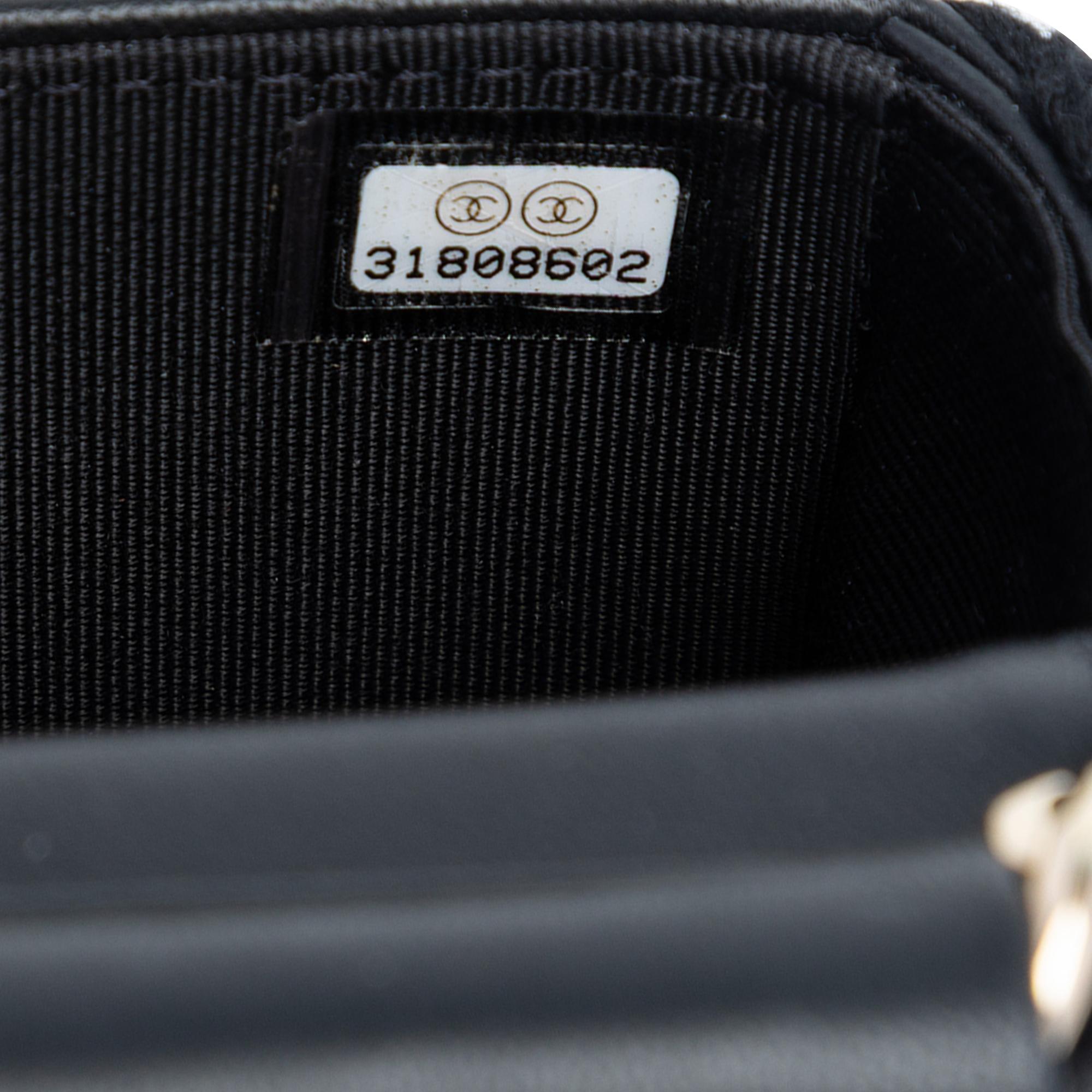 Chanel Mini CC Quilted Lambskin Crochet Flap
