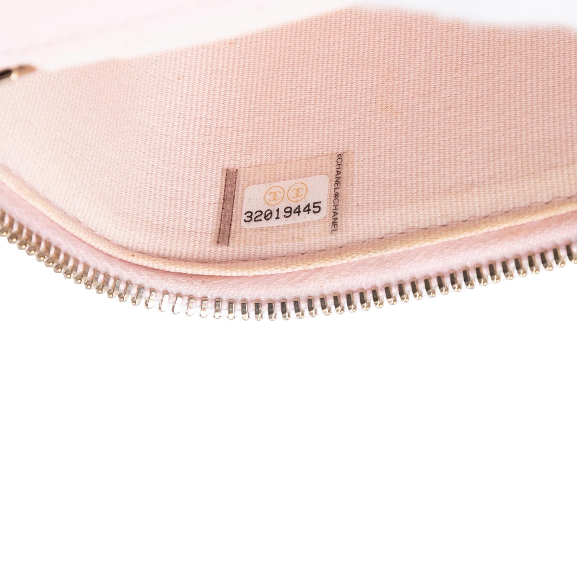 Chanel Mini CC Quilted Lambskin Enamel Coco Vanity Case With Chain