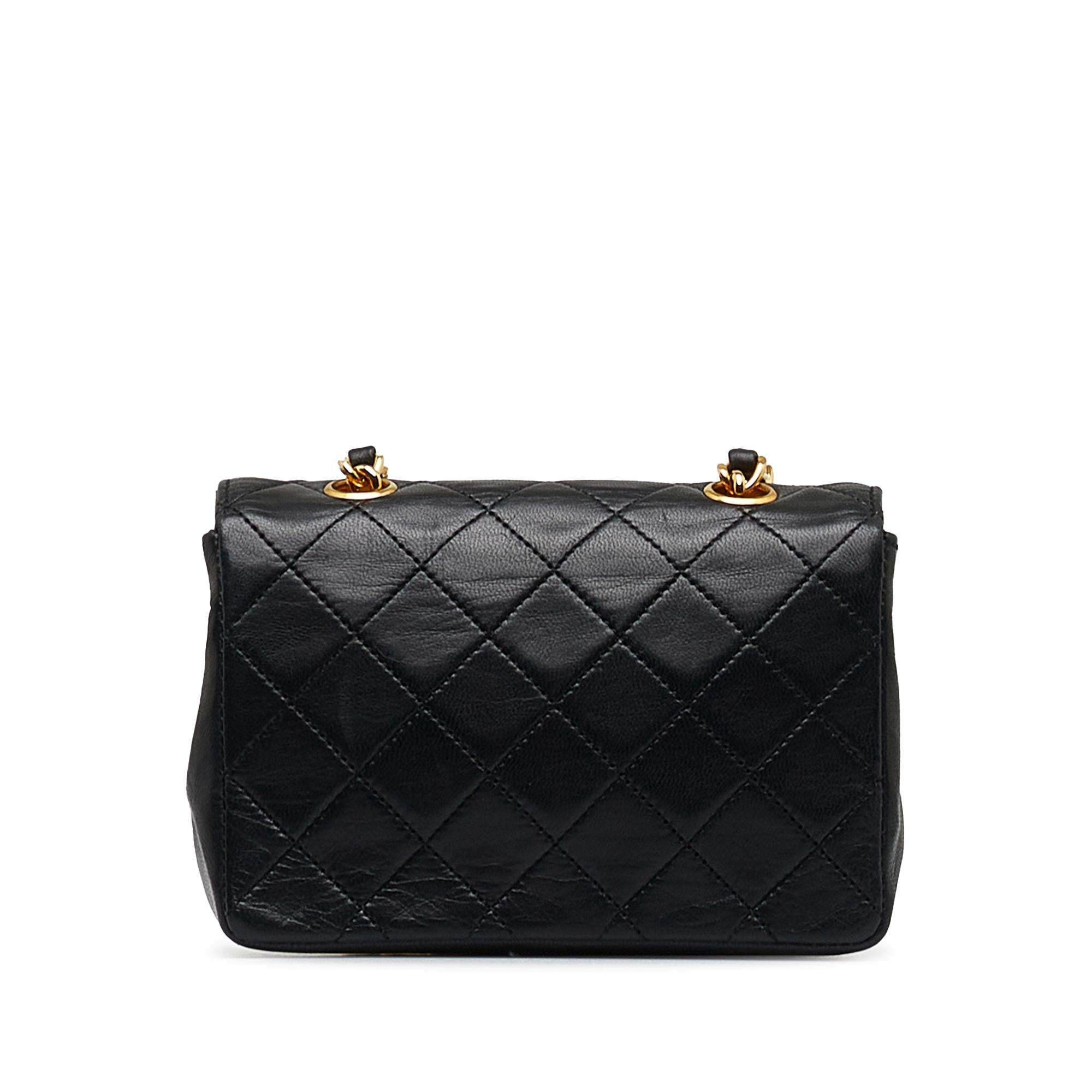 Chanel Mini CC Quilted Lambskin Flap (SHG-vKkjGB)