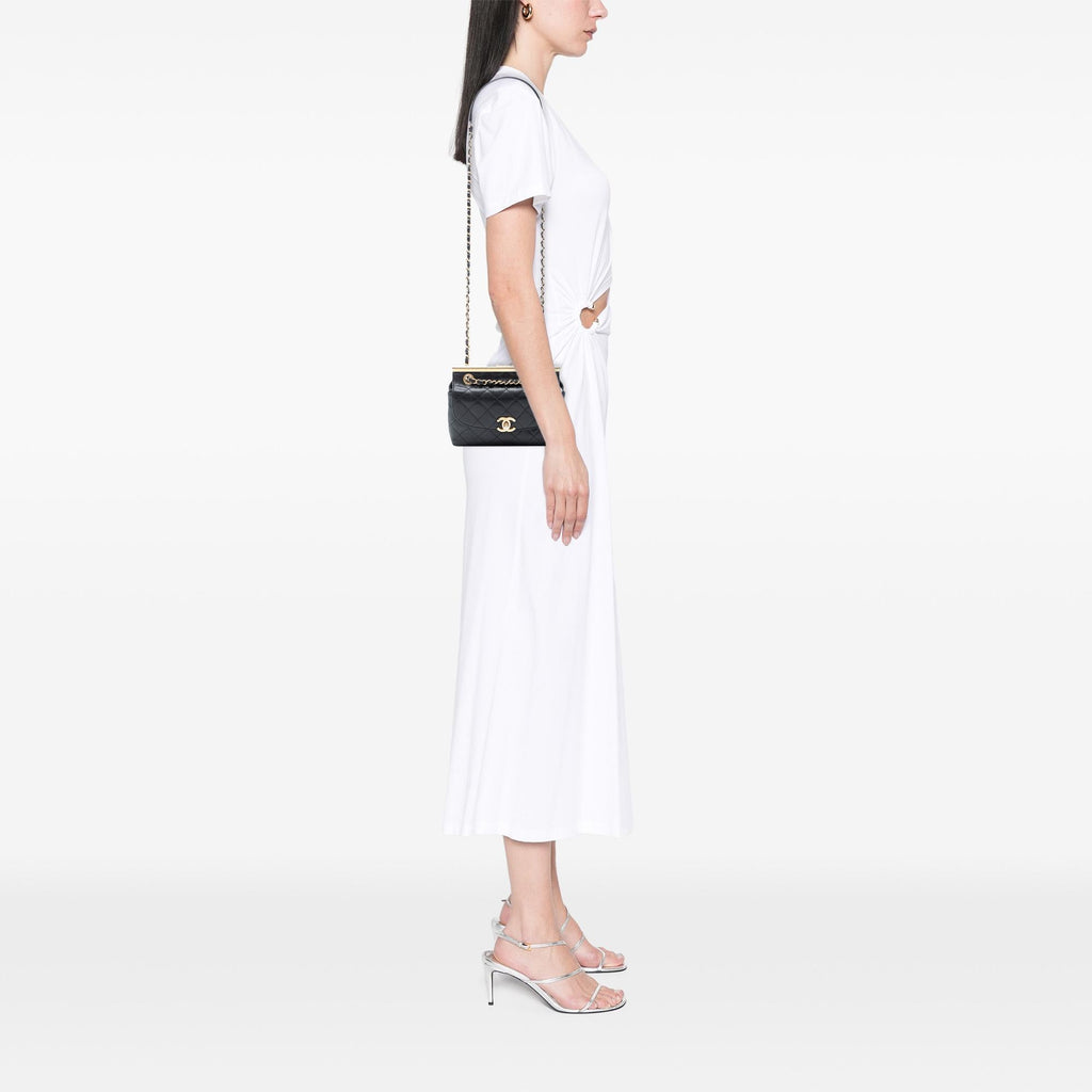 Chanel Mini CC Quilted Lambskin Flap