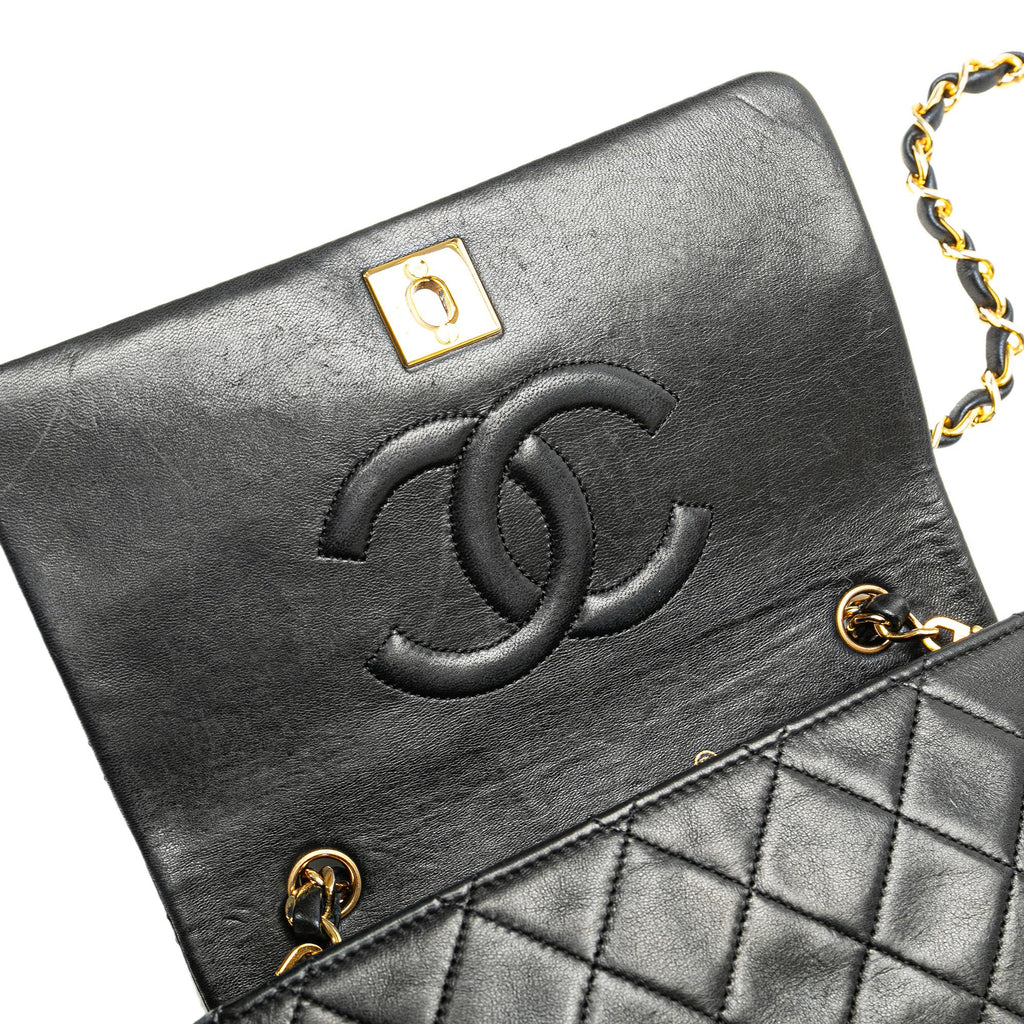 Chanel Mini CC Quilted Lambskin Full Flap (SHG-0wCtNp)