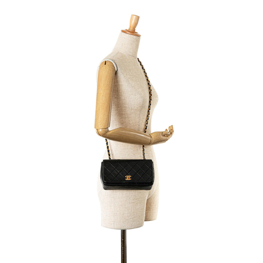 Chanel Mini CC Quilted Lambskin Full Flap (SHG-0wCtNp)