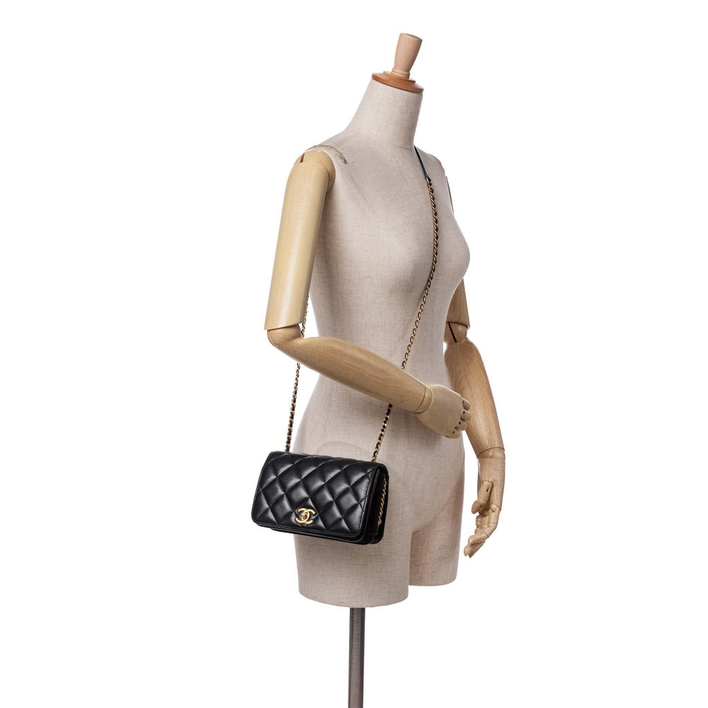 Chanel Mini CC Quilted Lambskin Full Flap