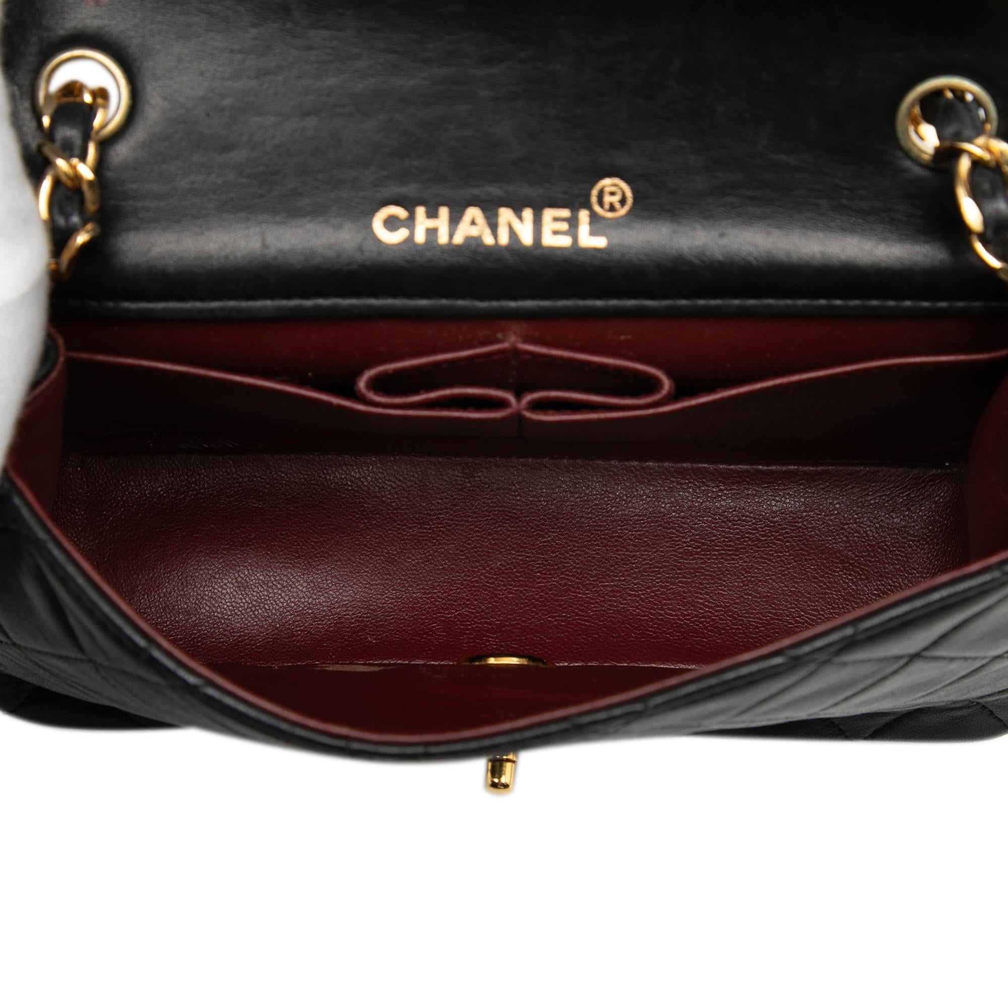 Chanel Mini CC Quilted Lambskin Full Flap