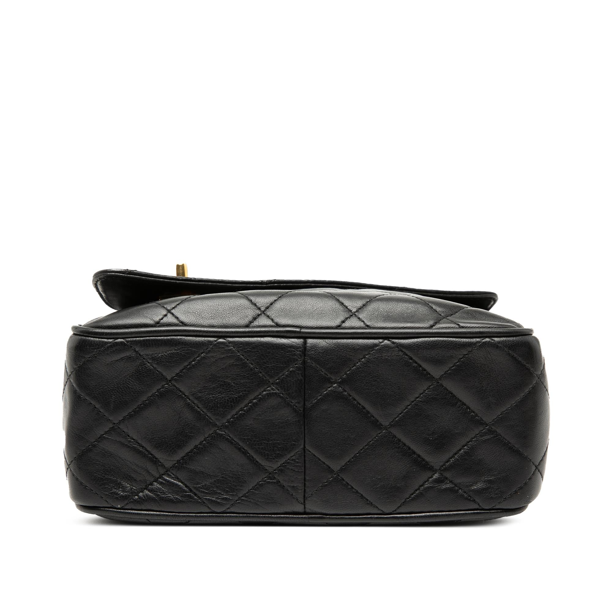Chanel Mini CC Quilted Lambskin Tassel Camera Bag