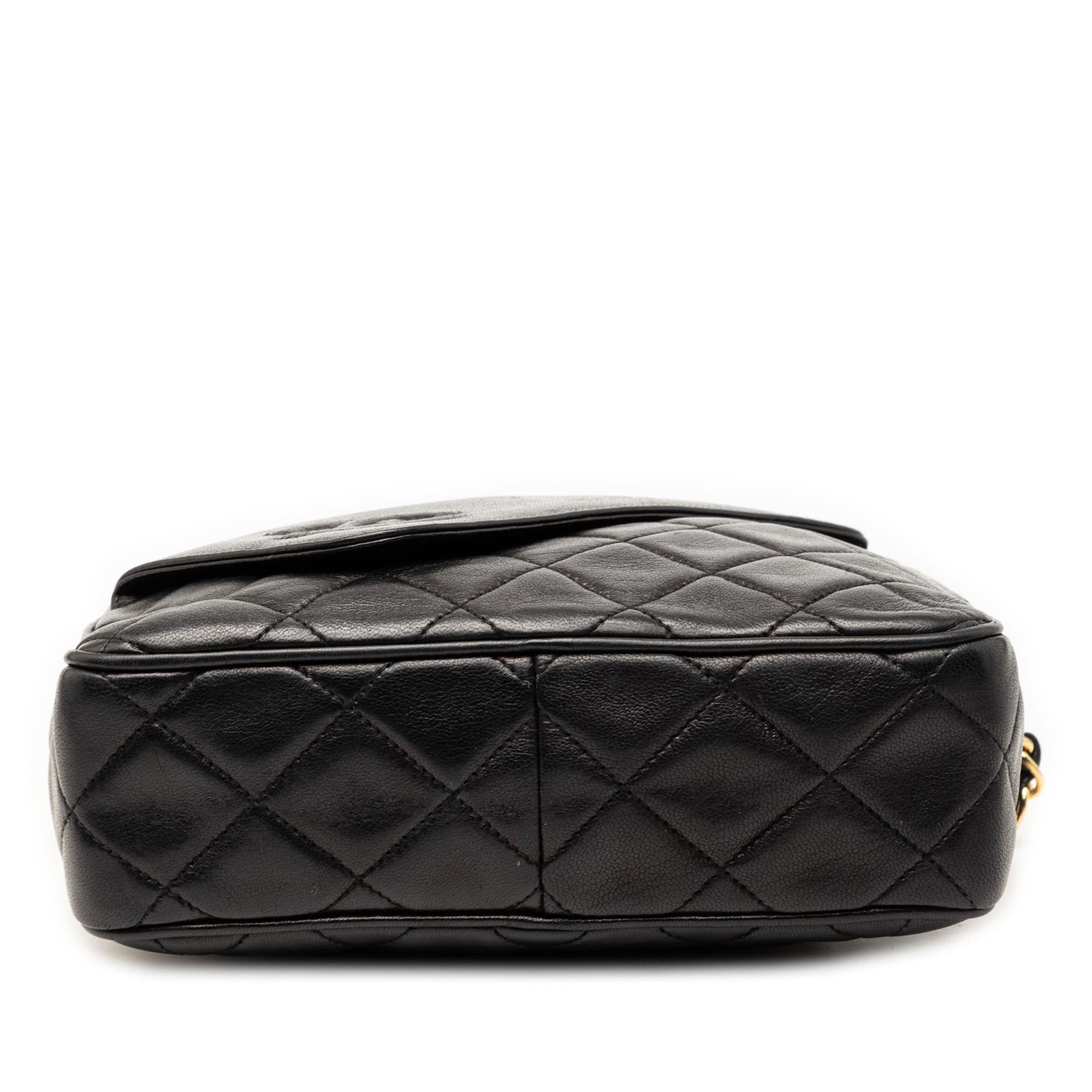Chanel Mini CC Quilted Lambskin Tassel Camera Bag