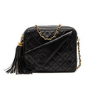 Chanel Mini CC Quilted Lambskin Tassel Camera Bag
