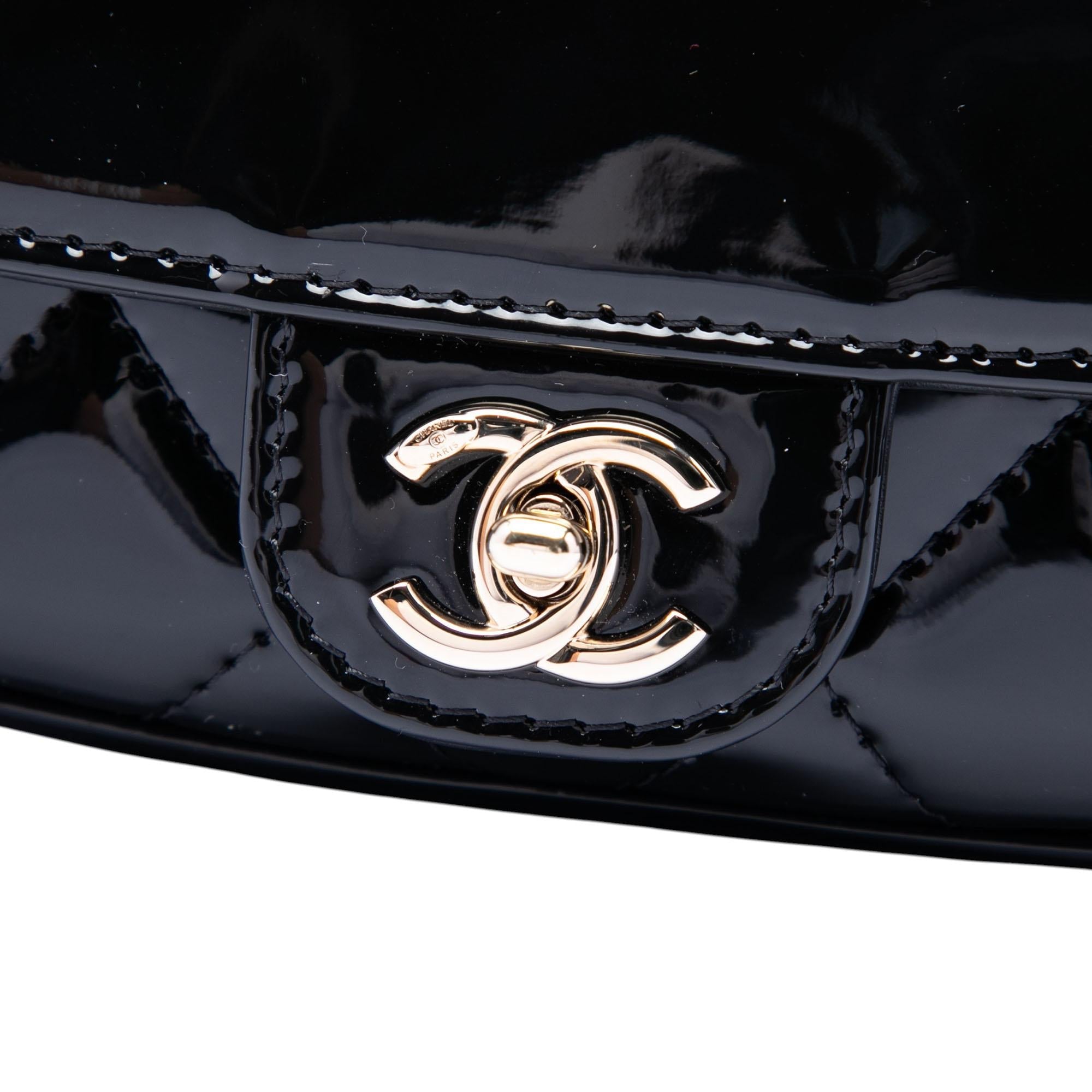 Chanel Mini CC Quilted Patent Single Flap