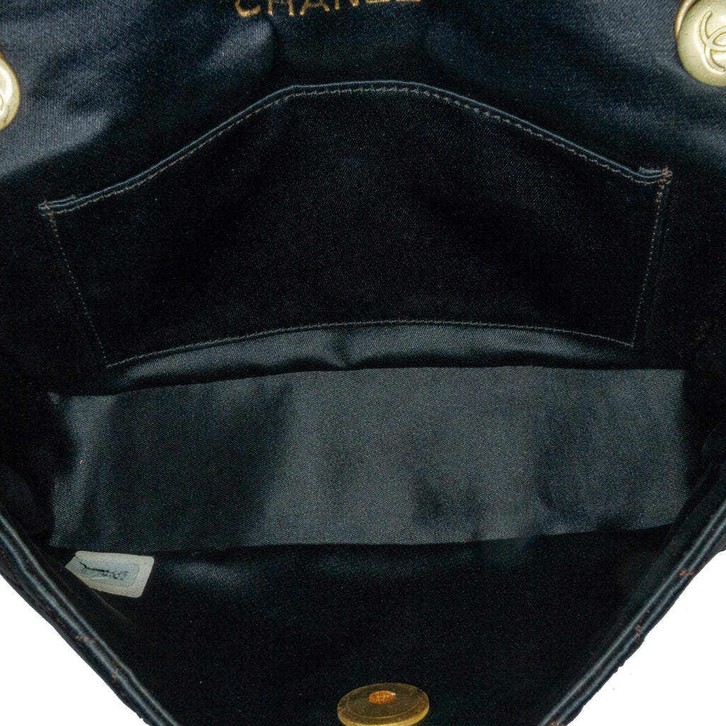 Chanel Mini CC Quilted Satin Flap (SHG-GrIueb)