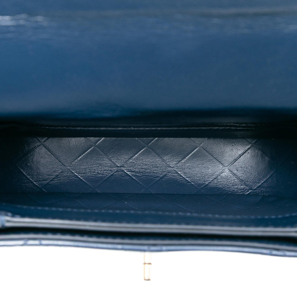Chanel Mini CC Quilted Shiny Calfskin Round Moon Messenger Flap