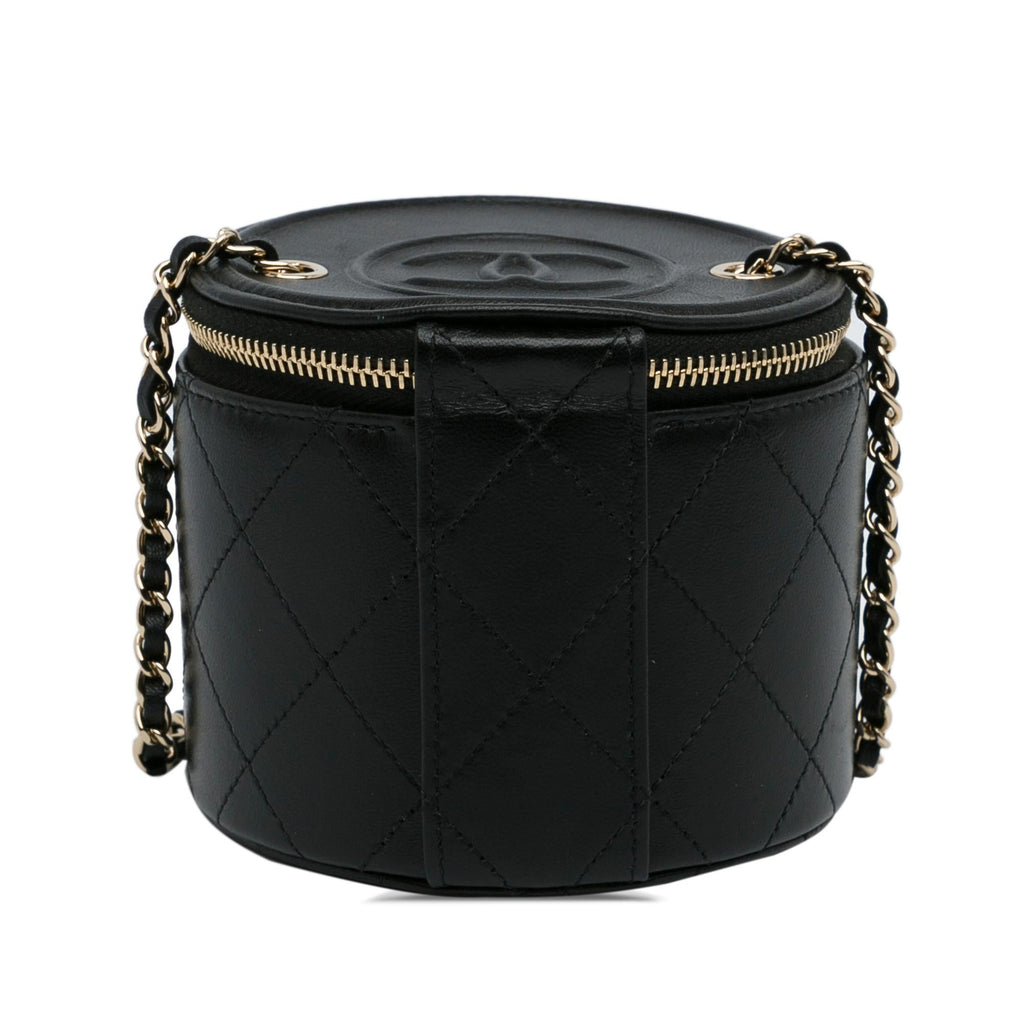 Chanel Mini CC Round Chain Vanity Bag