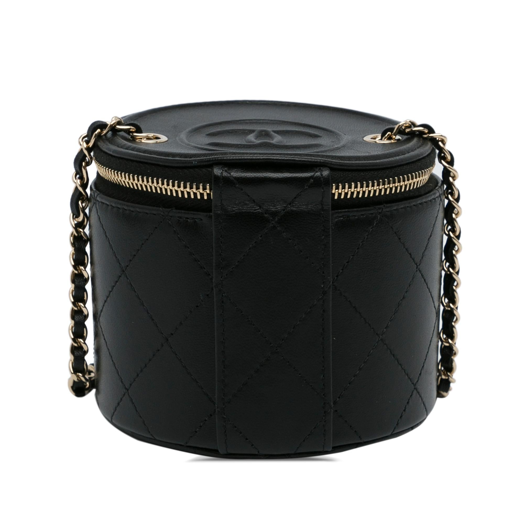 Chanel Mini CC Round Chain Vanity Bag