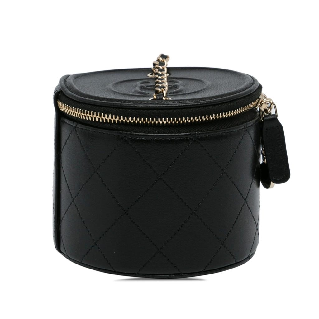 Chanel Mini CC Round Chain Vanity Bag
