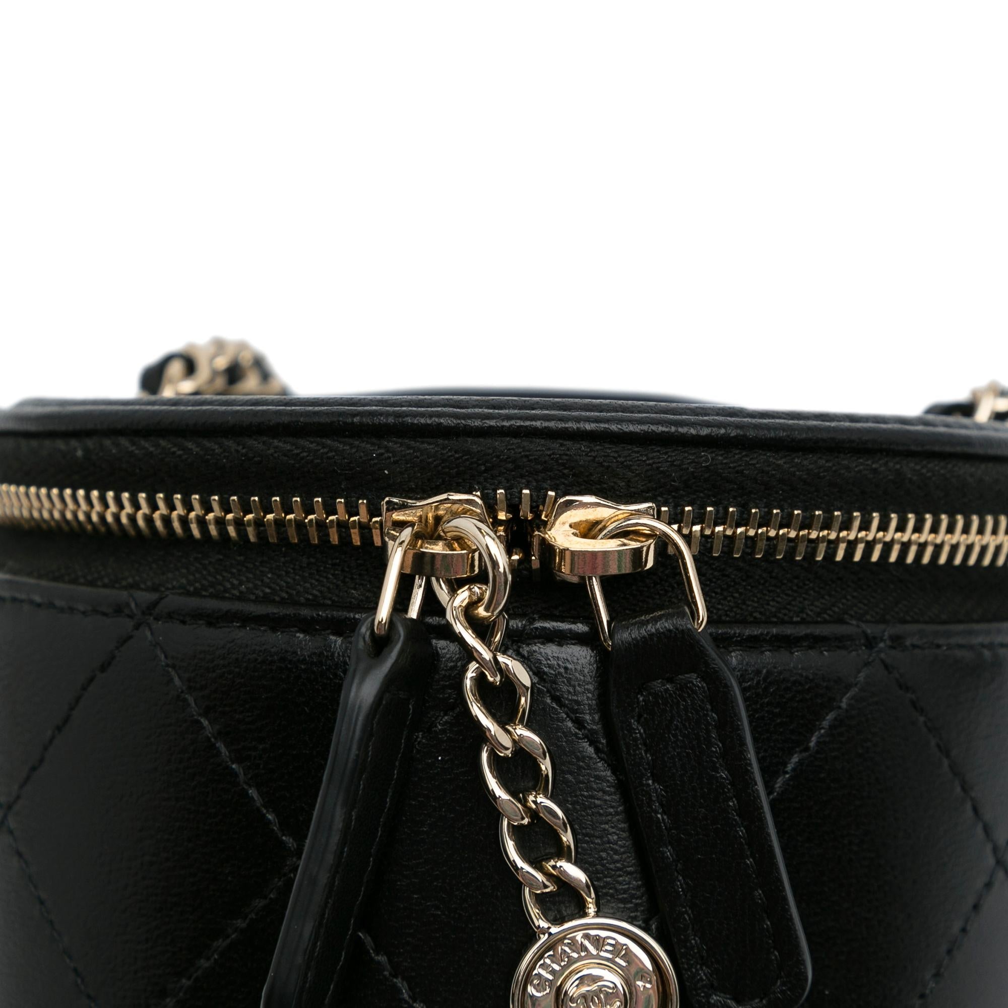 Chanel Mini CC Round Chain Vanity Bag