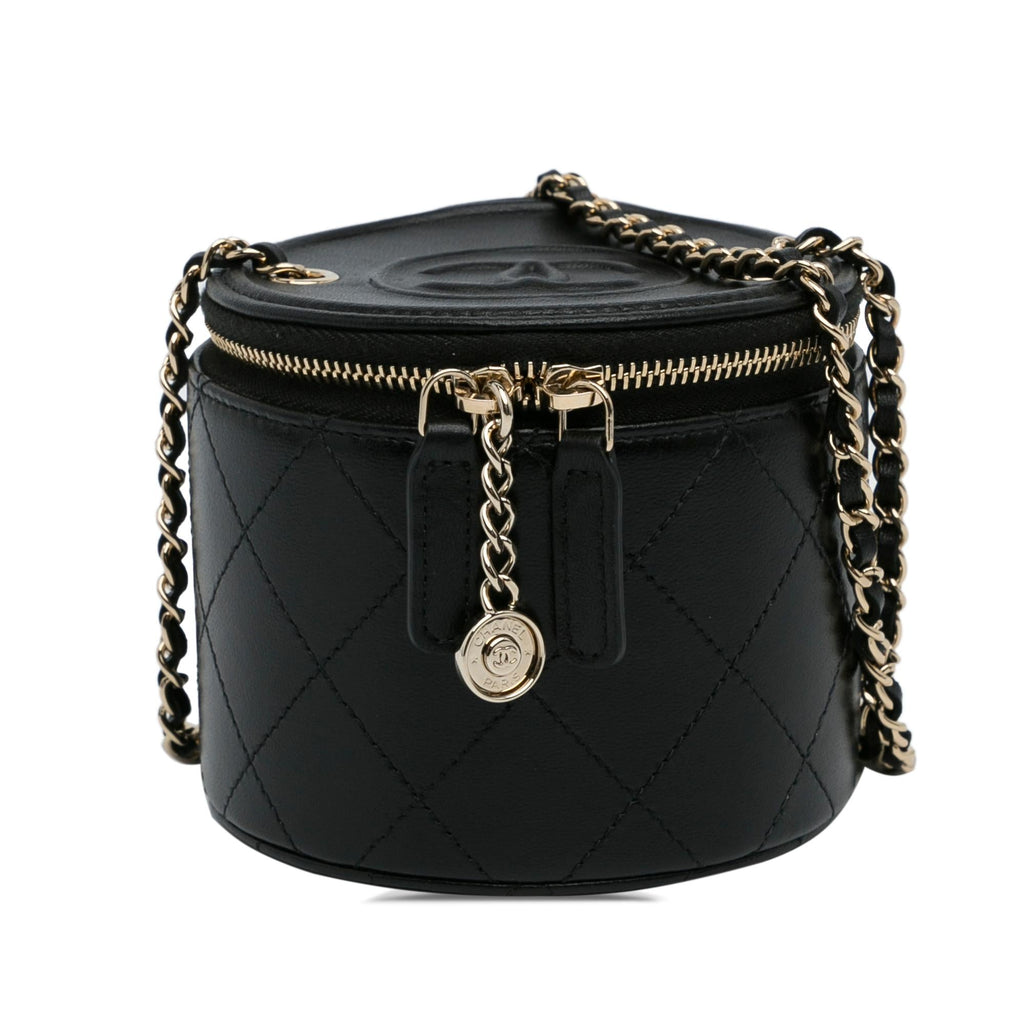 Chanel Mini CC Round Chain Vanity Bag