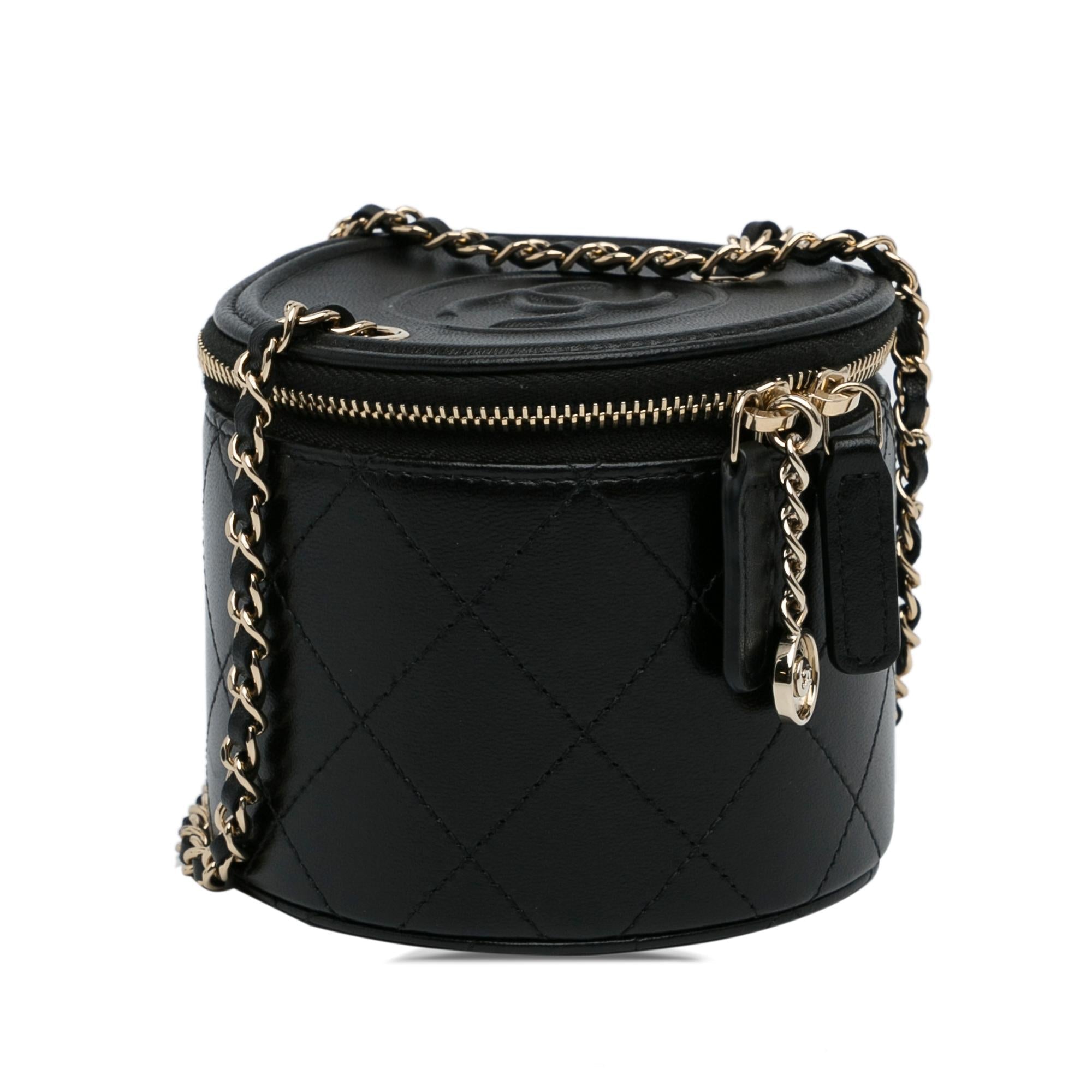 Chanel Mini CC Round Chain Vanity Bag