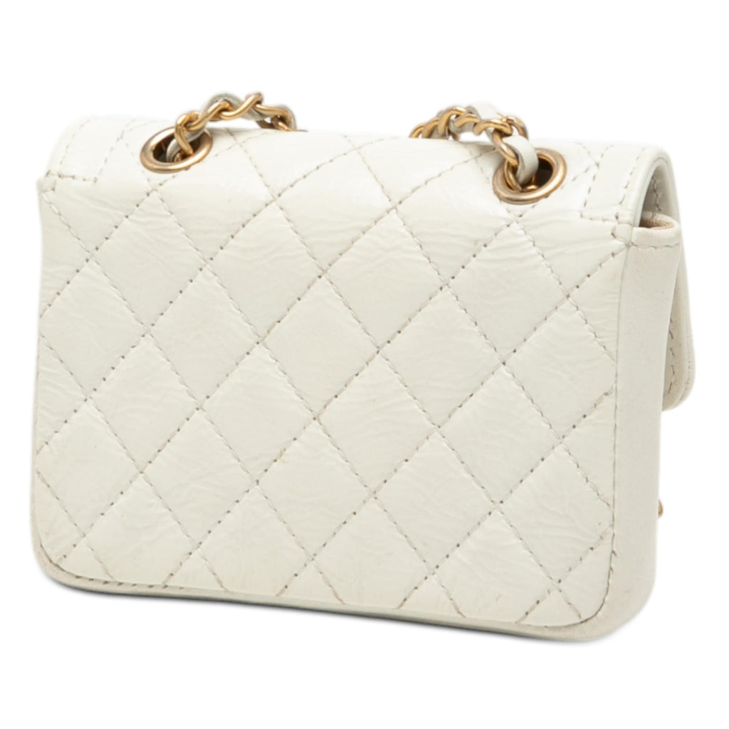Chanel Mini CC Shiny Aged Calfskin Waist Bag