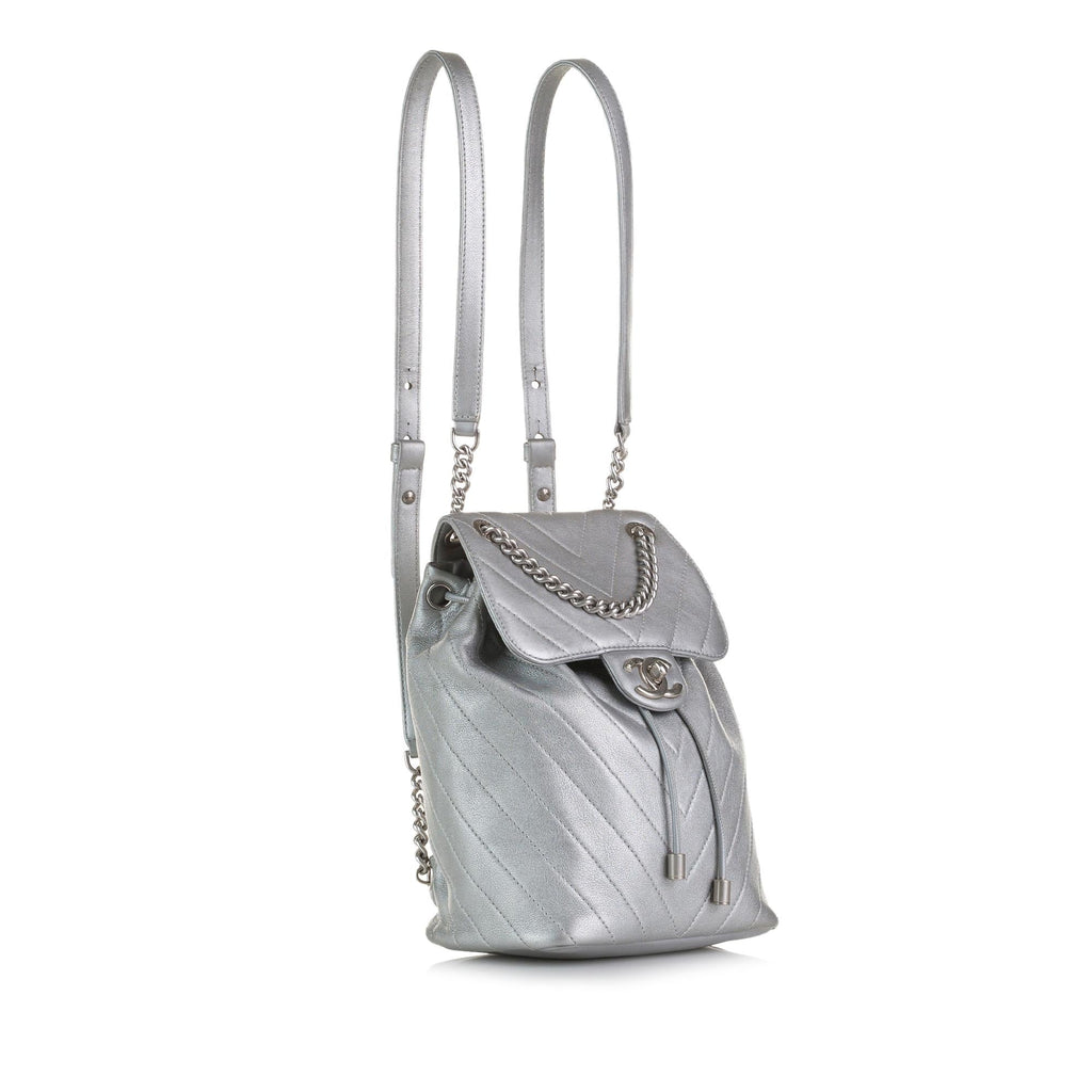 Chanel Mini Calfskin Coco Flap Backpack (SHG-DWAwrX)