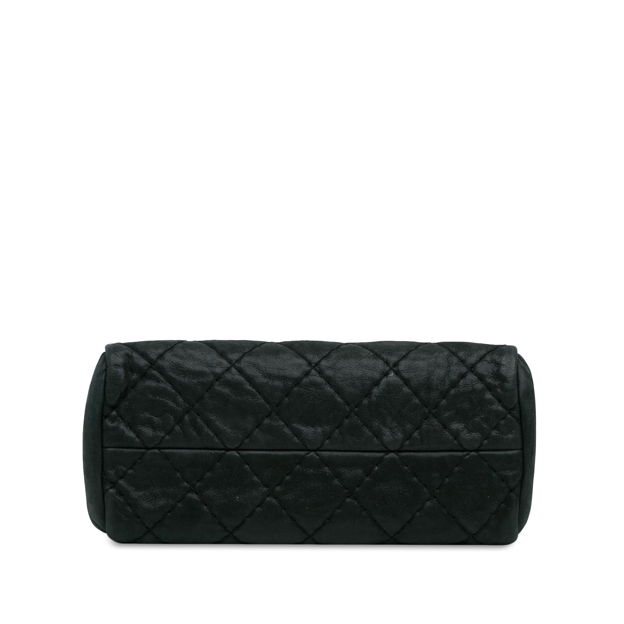 Chanel Mini Calfskin Just Mademoiselle Bowling Bag (SHG-o7RT81)