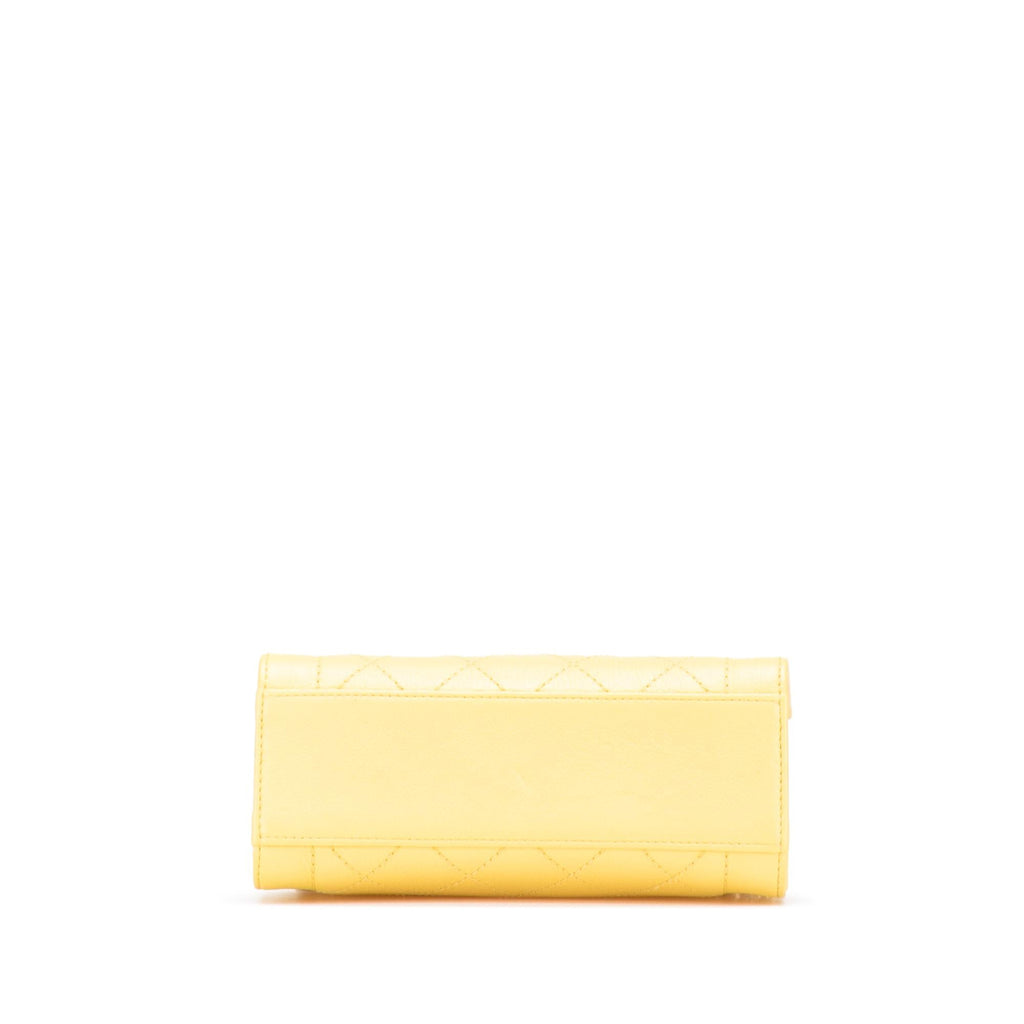 Chanel Mini Calfskin Label Click Shopping Tote