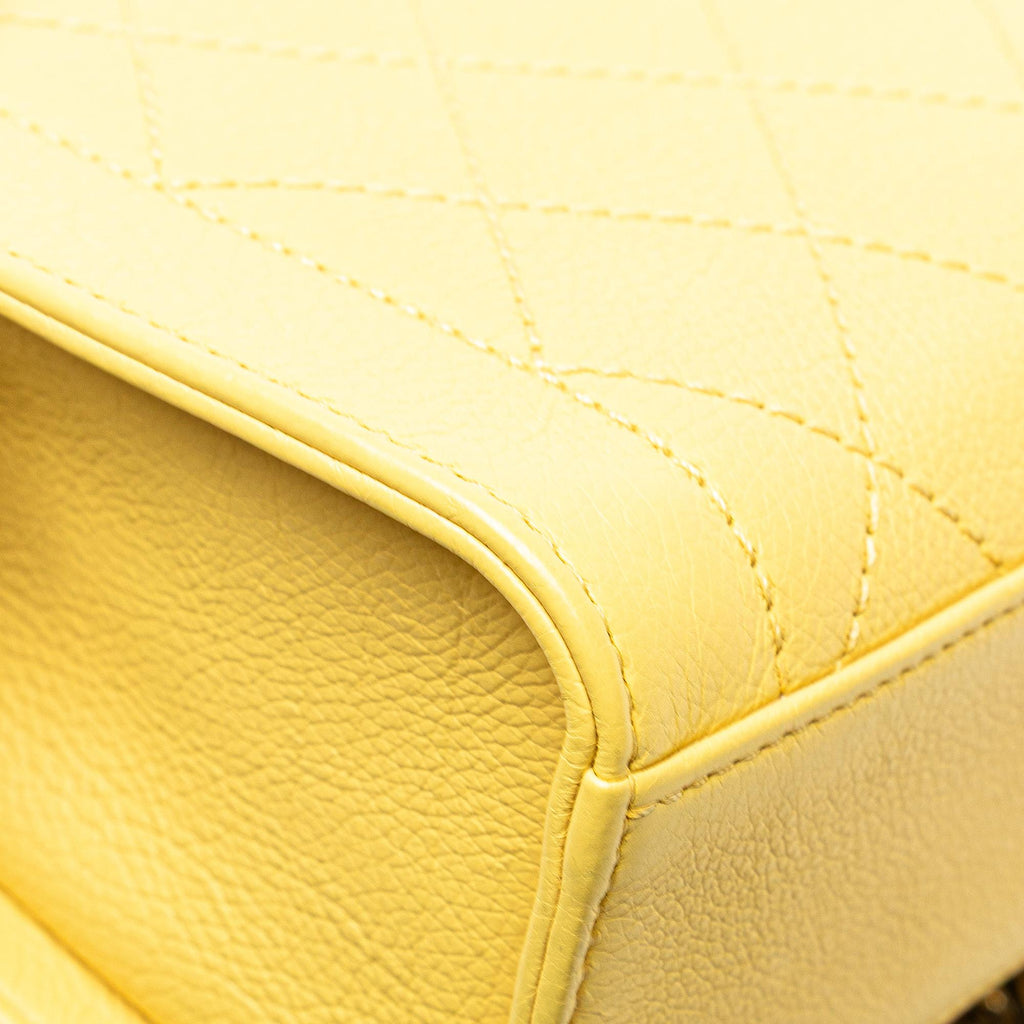Chanel Mini Calfskin Label Click Shopping Tote