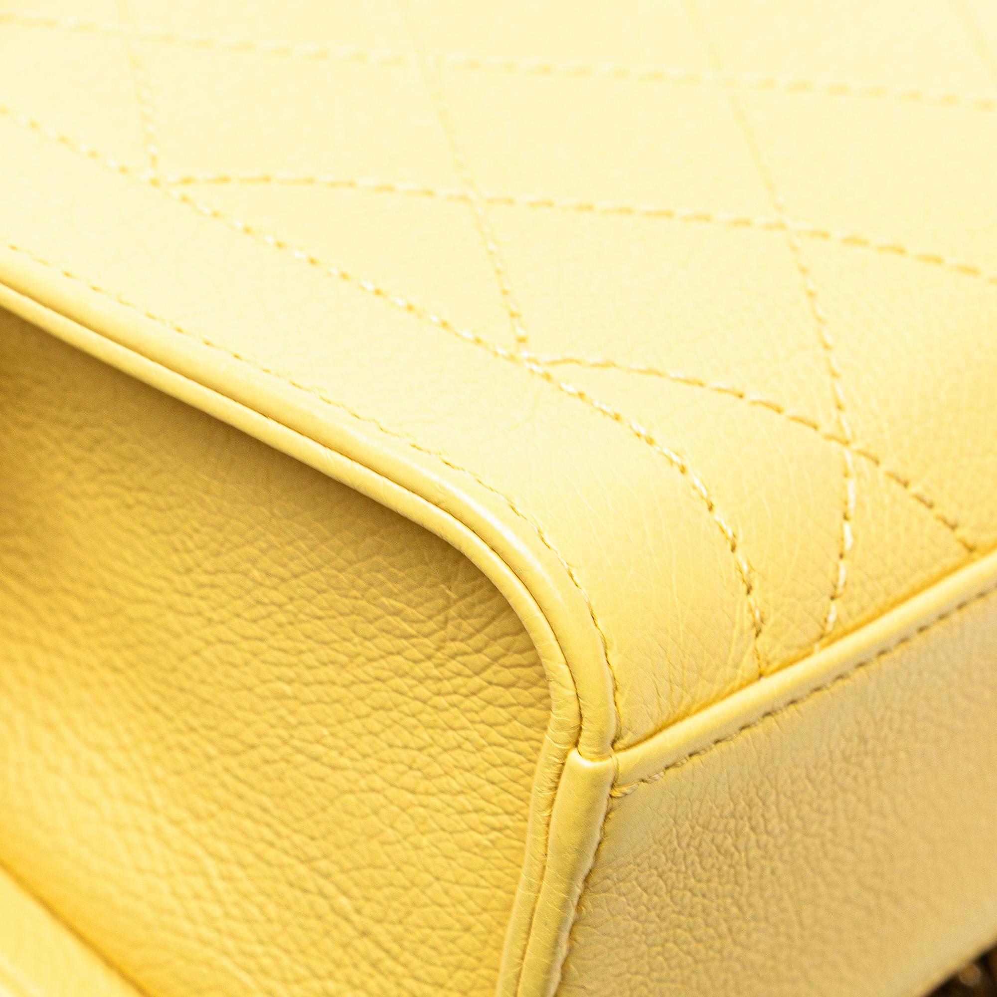 Chanel Mini Calfskin Label Click Shopping Tote