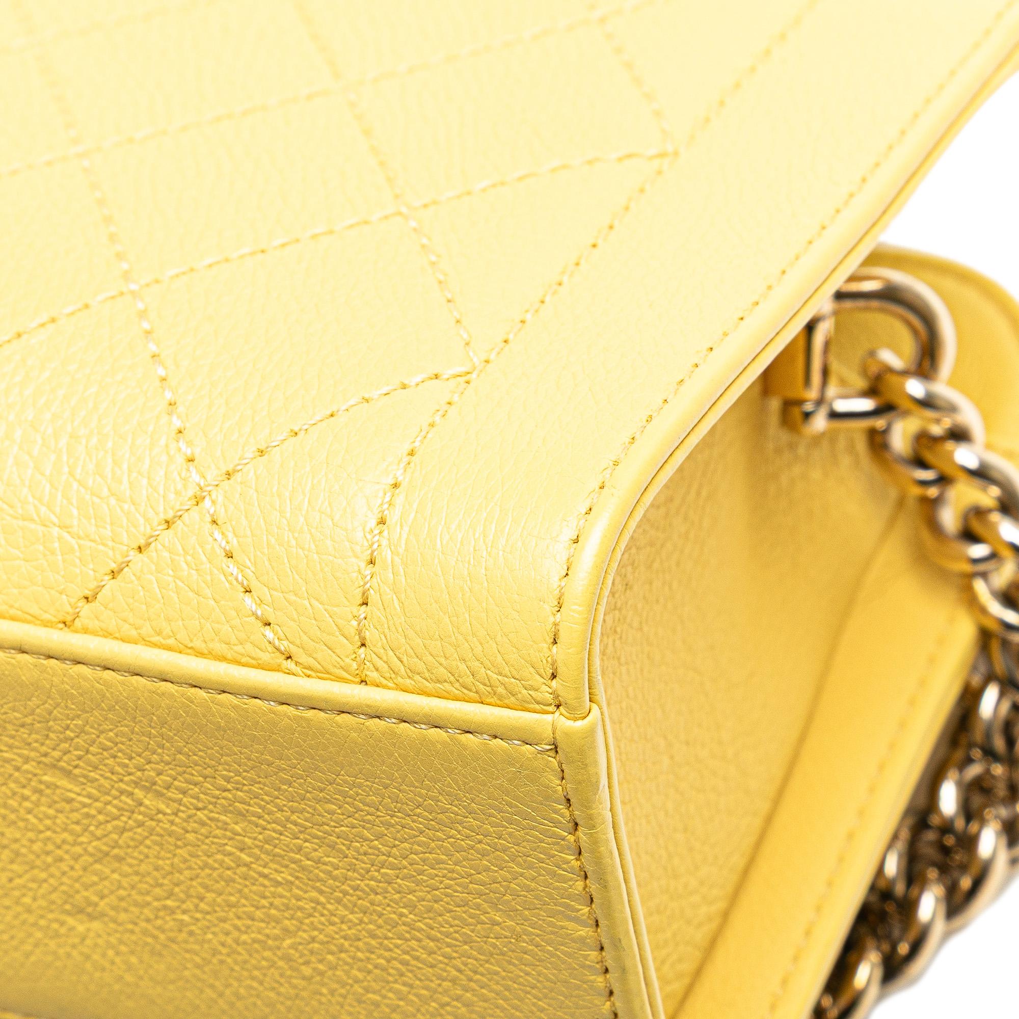 Chanel Mini Calfskin Label Click Shopping Tote