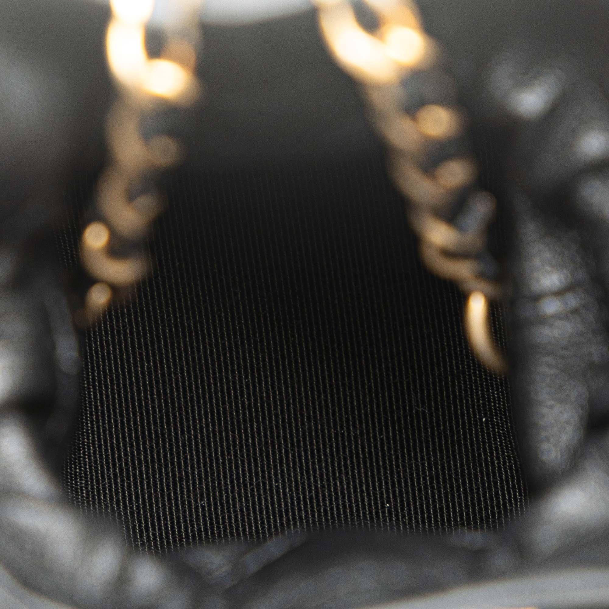 Chanel Mini Calfskin Square Drawstring Bucket Bag (SHG-wJSkso)