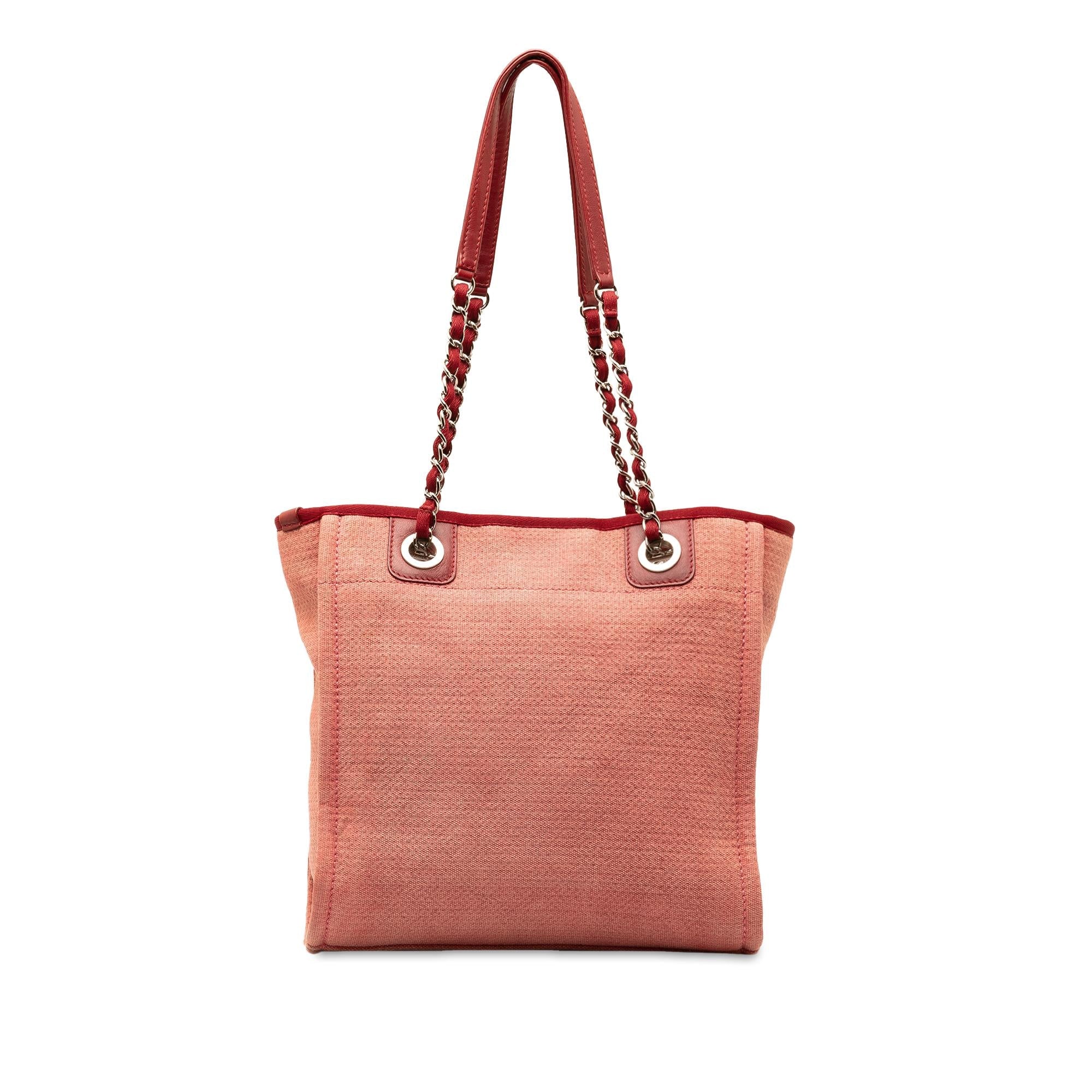Chanel Mini Canvas Deauville Tote (SHG-SUS6M3)