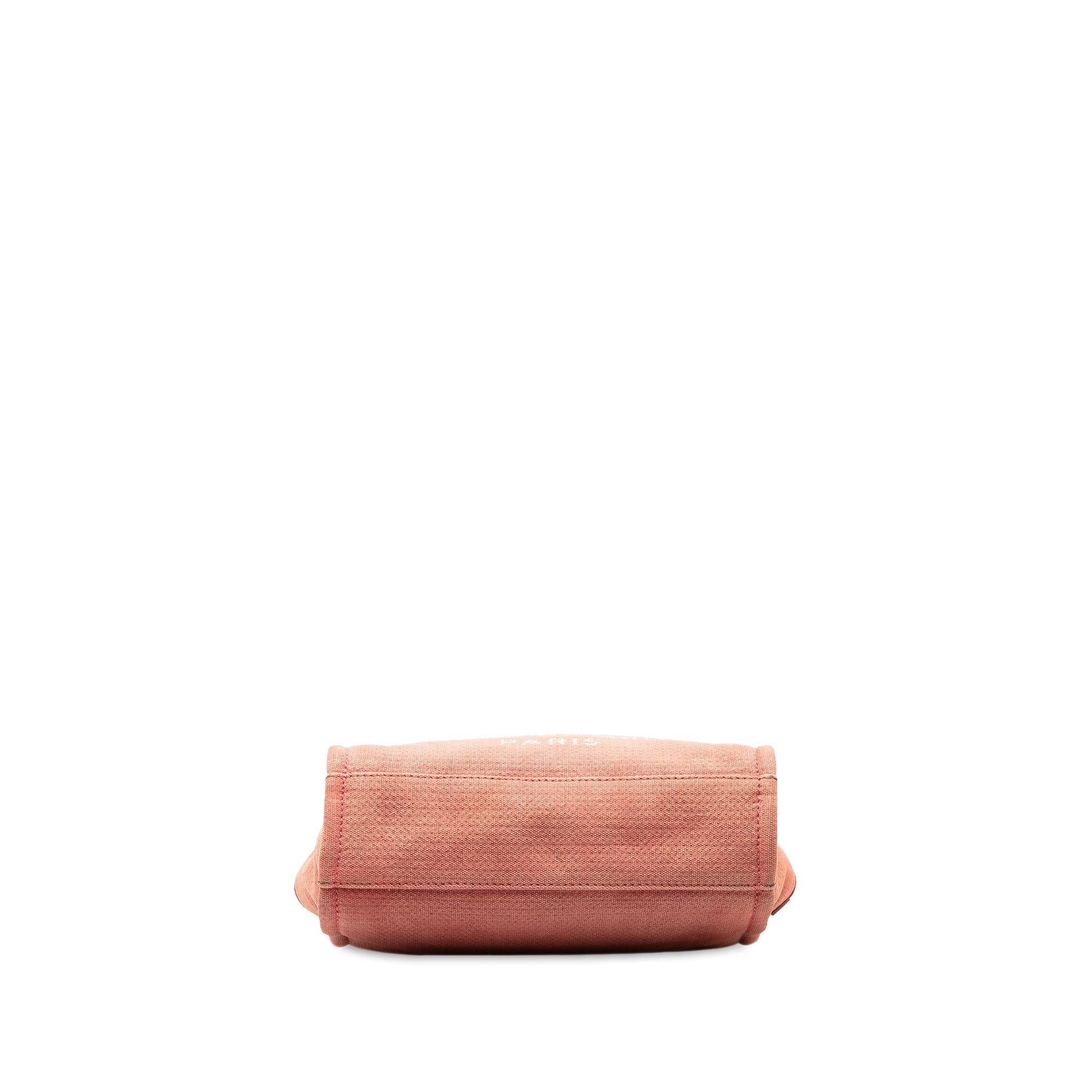 Chanel Mini Canvas Deauville Tote (SHG-SUS6M3)