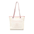 Chanel Mini Canvas Deauville Tote (SHG-FvLzka)
