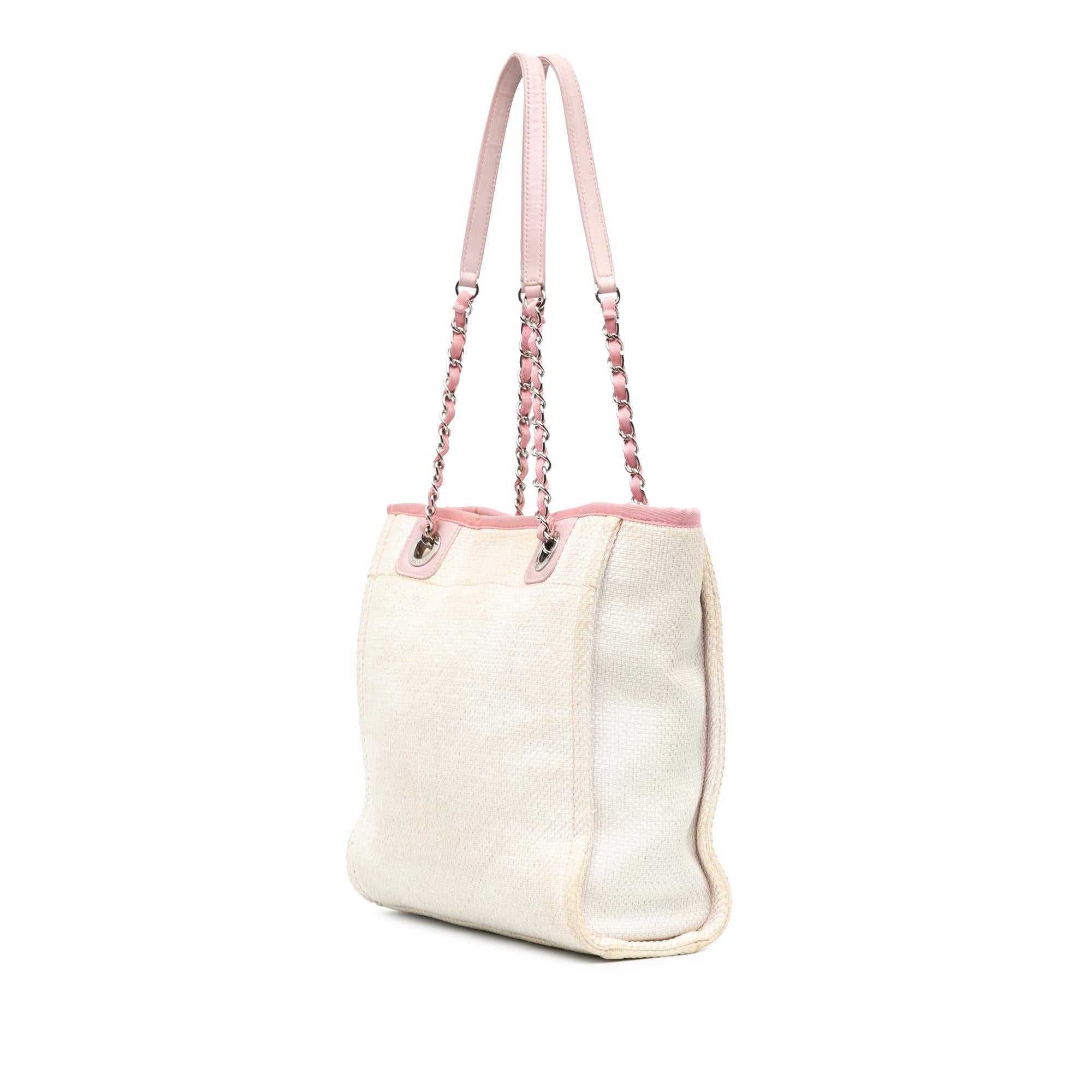 Chanel Mini Canvas Deauville Tote (SHG-FvLzka)