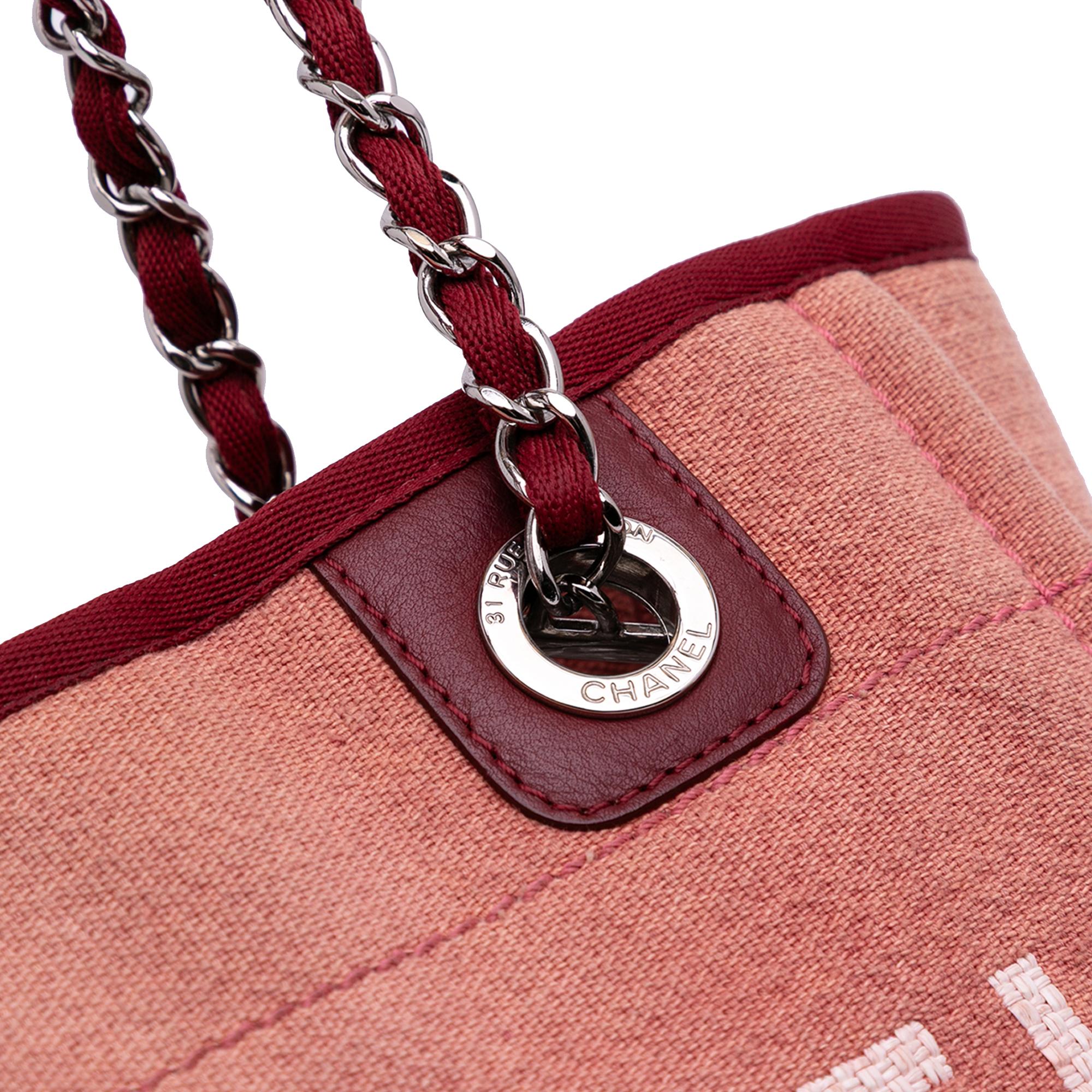 Chanel Mini Canvas Deauville Tote