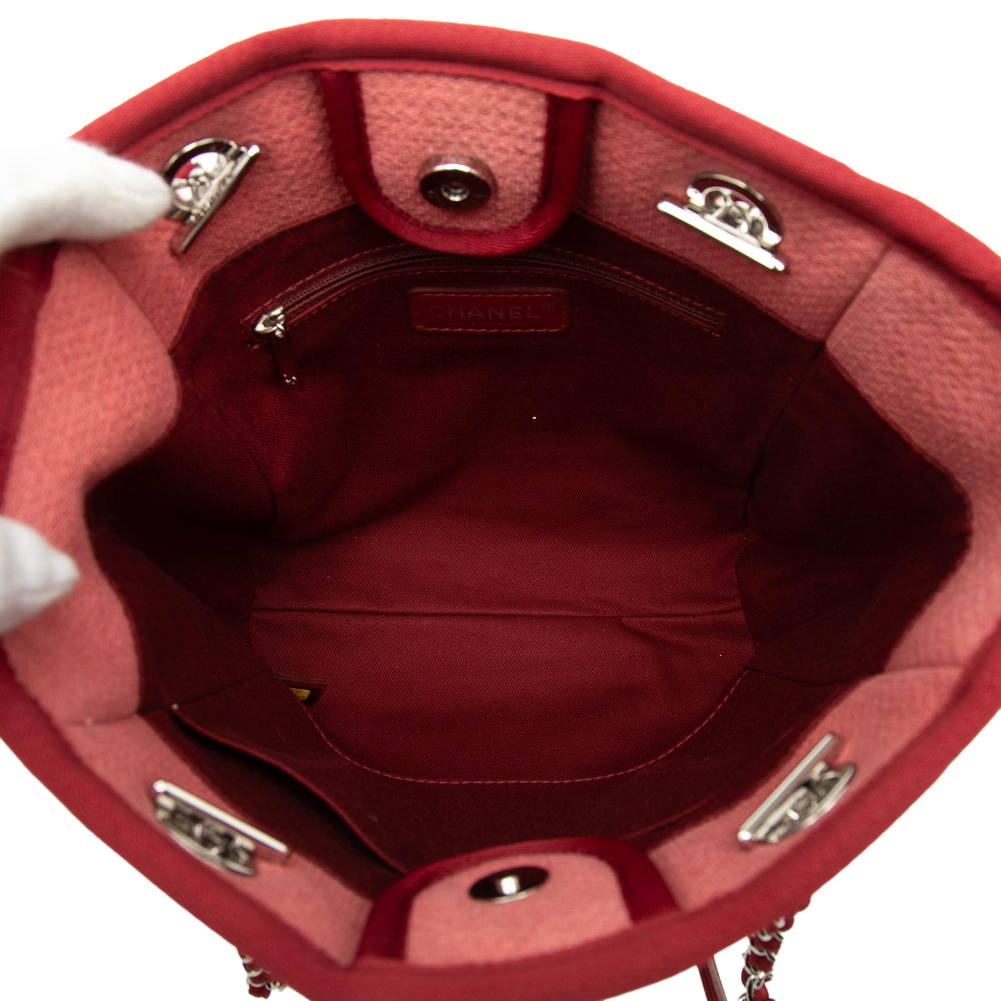 Chanel Mini Canvas Deauville Tote