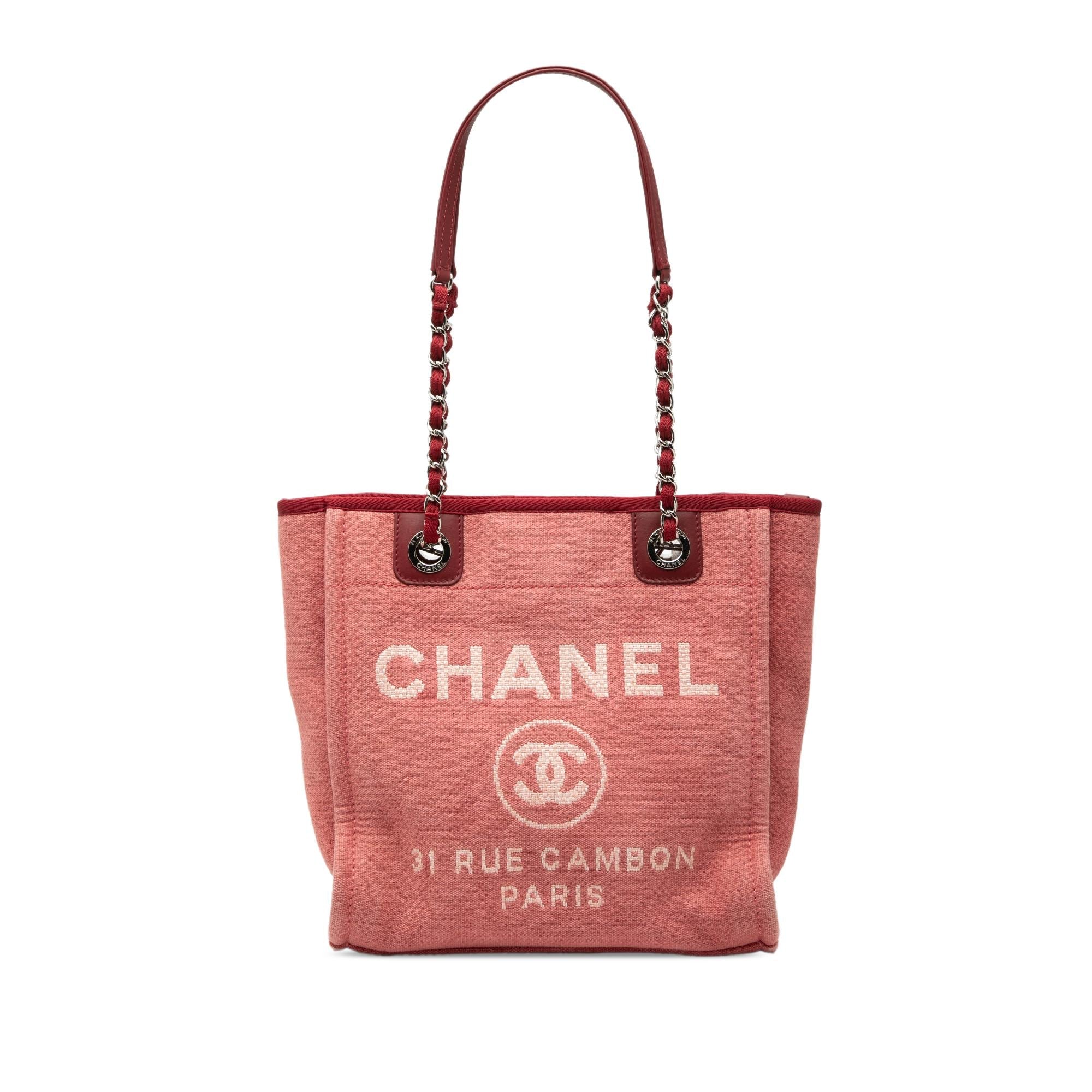Chanel Mini Canvas Deauville Tote