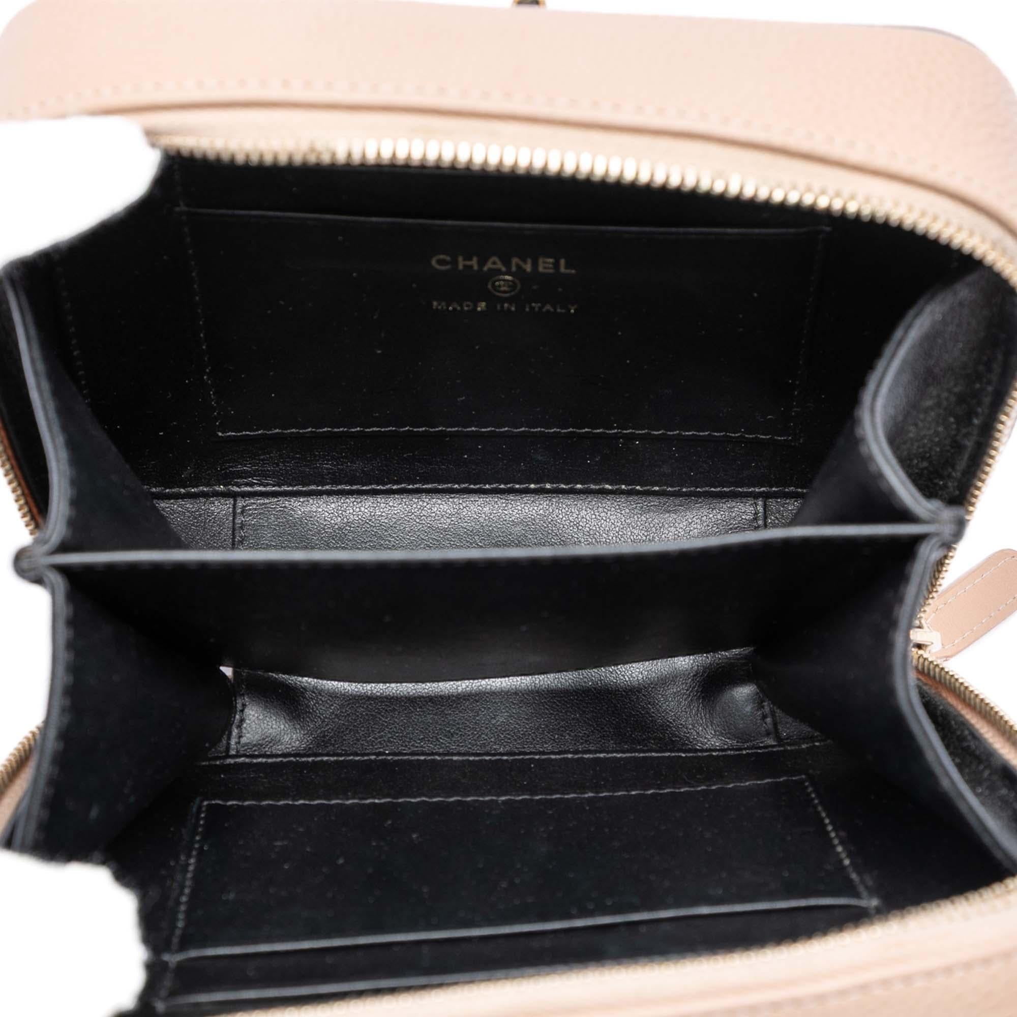 Chanel Mini Caviar CC Filigree Crossbody