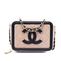 Chanel Mini Caviar CC Filigree Crossbody