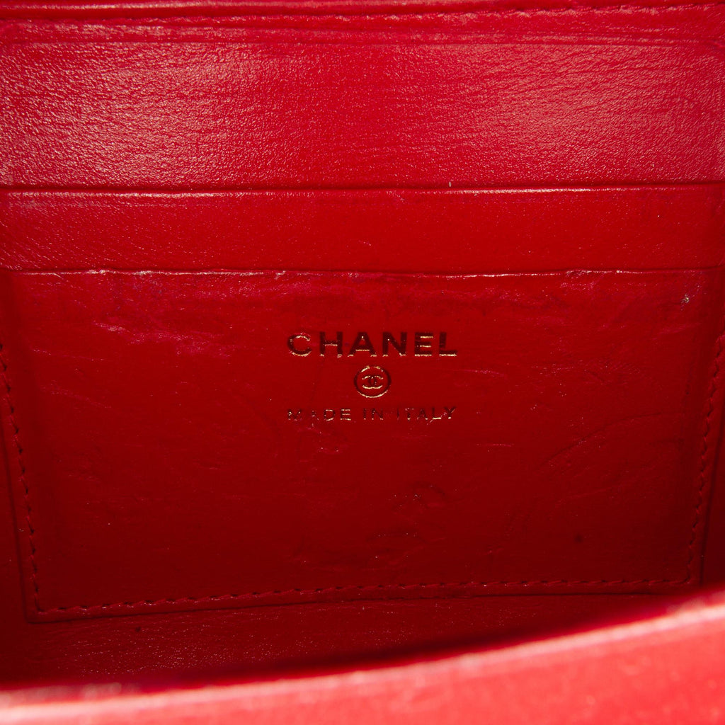 Chanel Mini Caviar CC Filigree Vanity Case