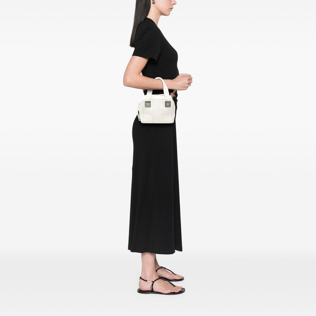 Chanel Mini Caviar Choco Bar Handbag