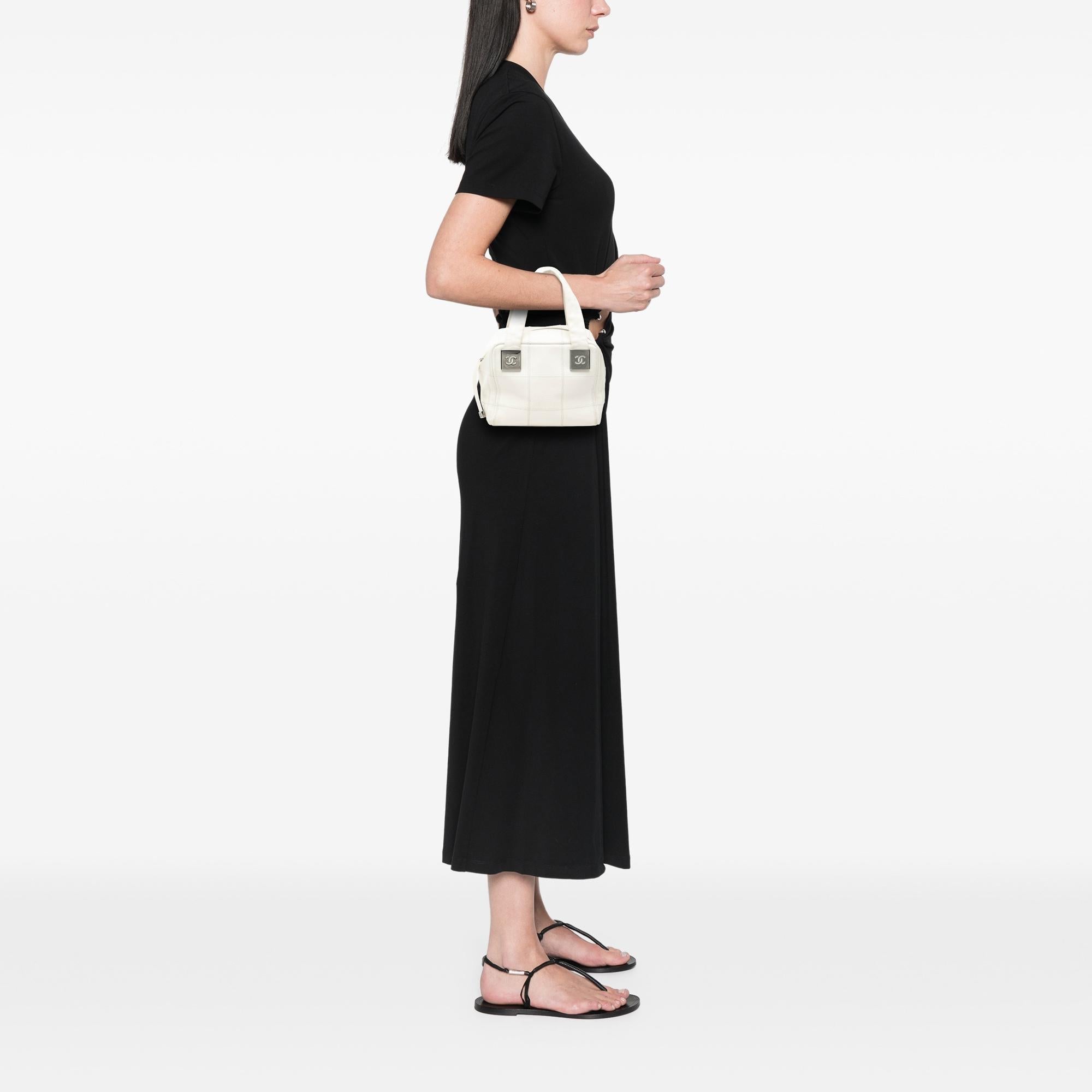 Chanel Mini Caviar Choco Bar Handbag
