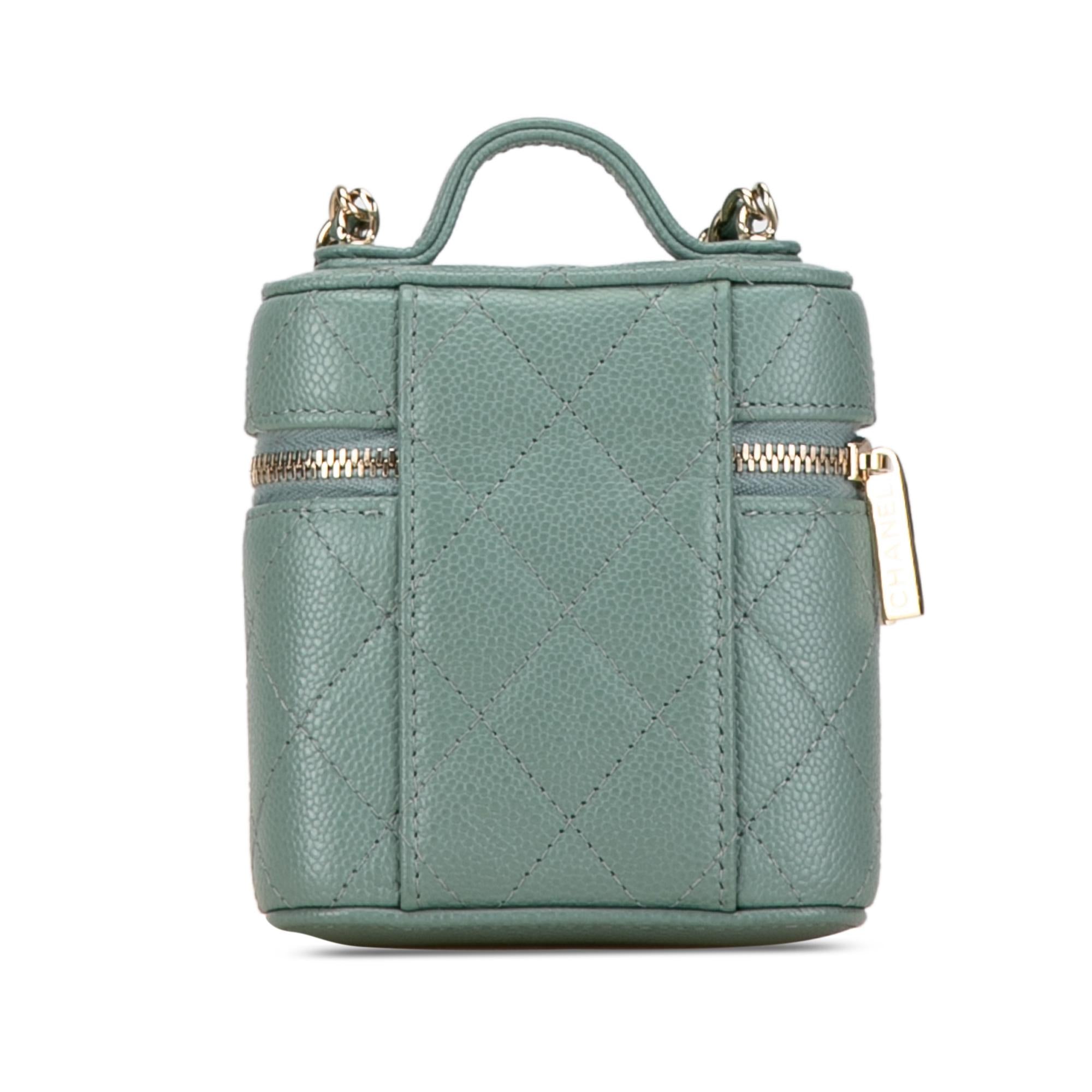 Chanel Mini Caviar Handle with Care Vanity Case