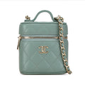 Chanel Mini Caviar Handle with Care Vanity Case