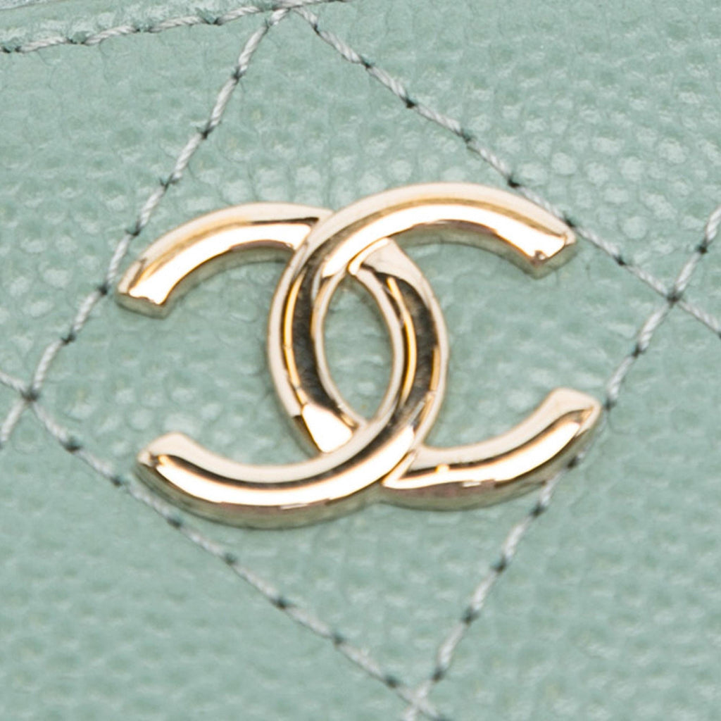 Chanel Mini Caviar Handle with Care Vanity Case